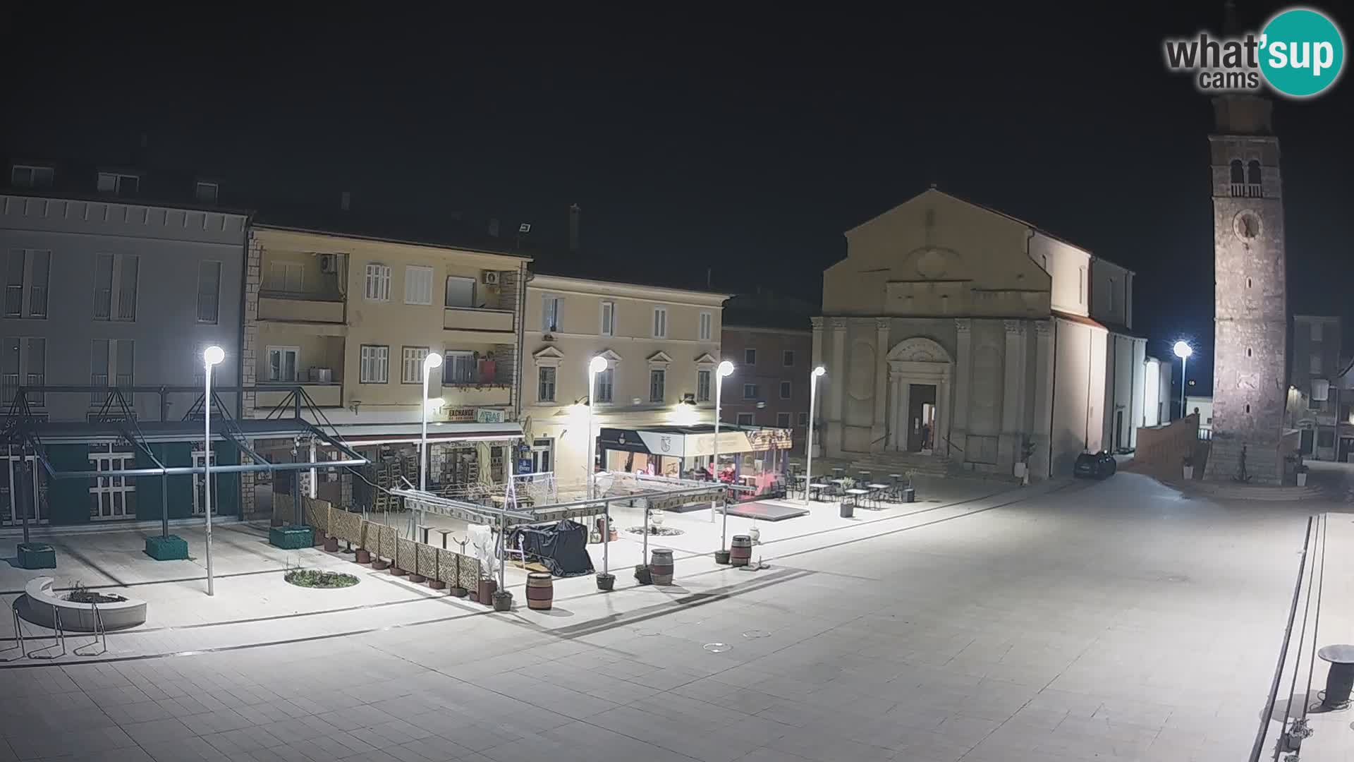 Webcam Hauptplatz in Umag