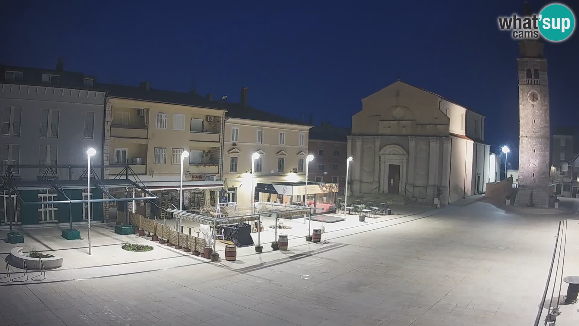 Webcam – Plaza Central en Umag