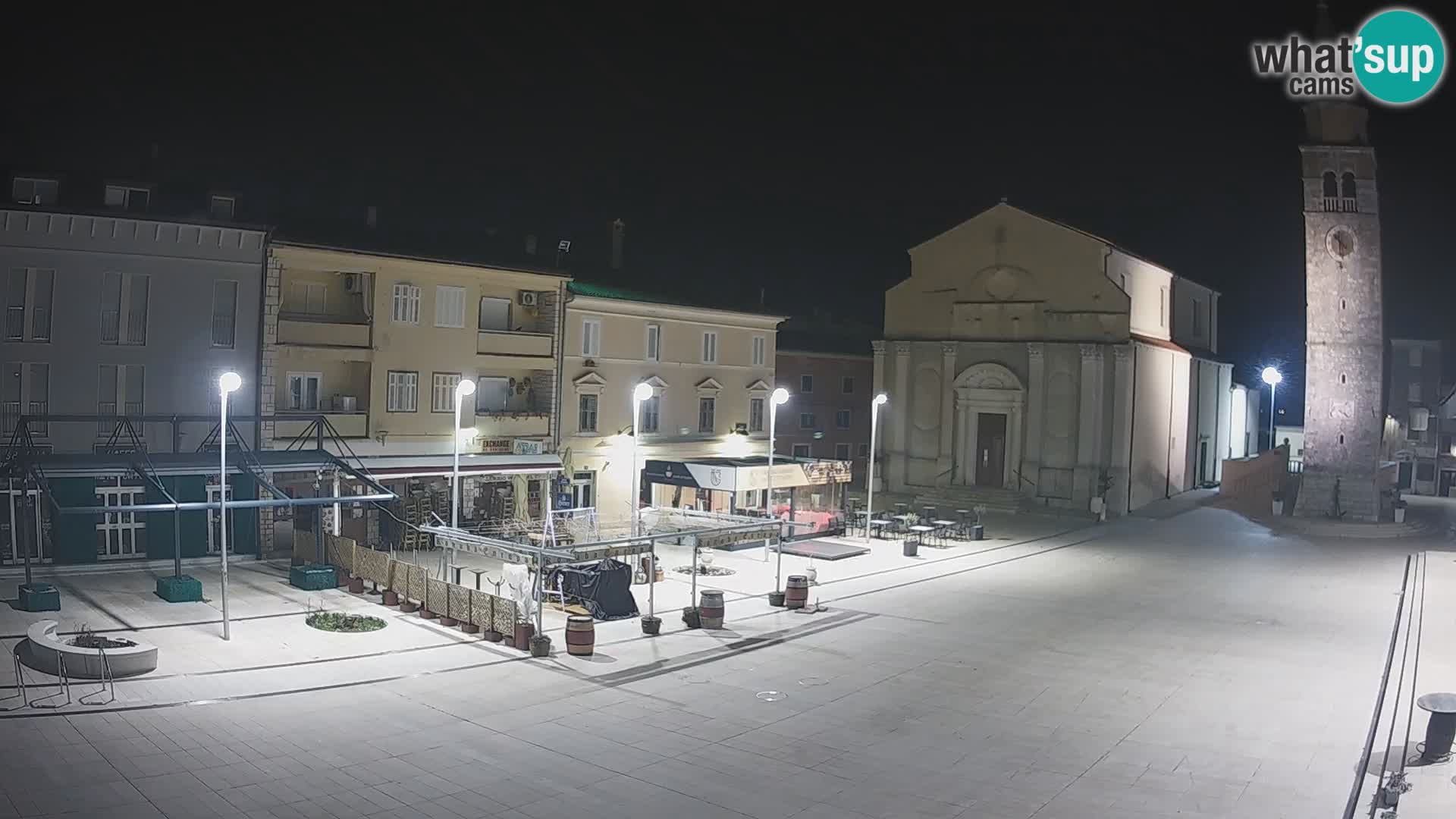 Webcam Hauptplatz in Umag