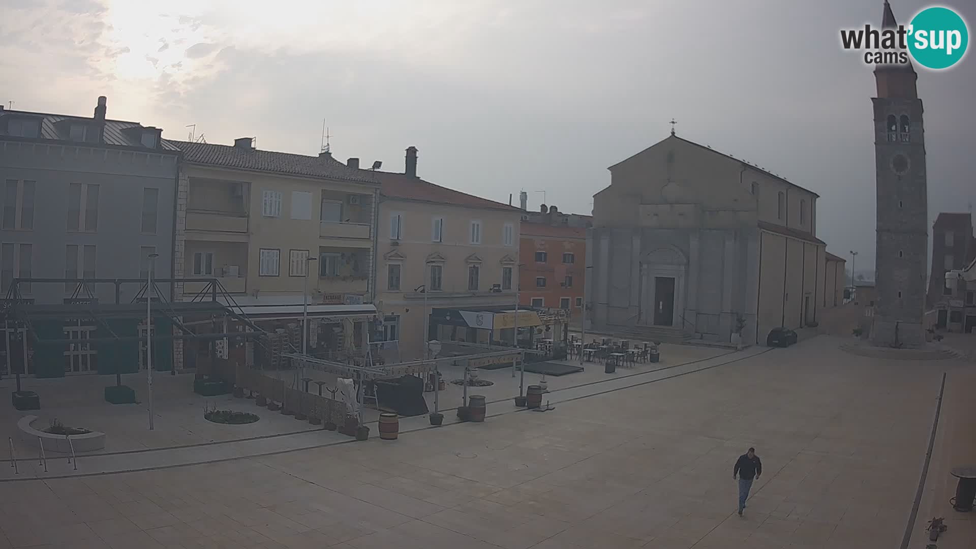 Webcam – Plaza Central en Umag