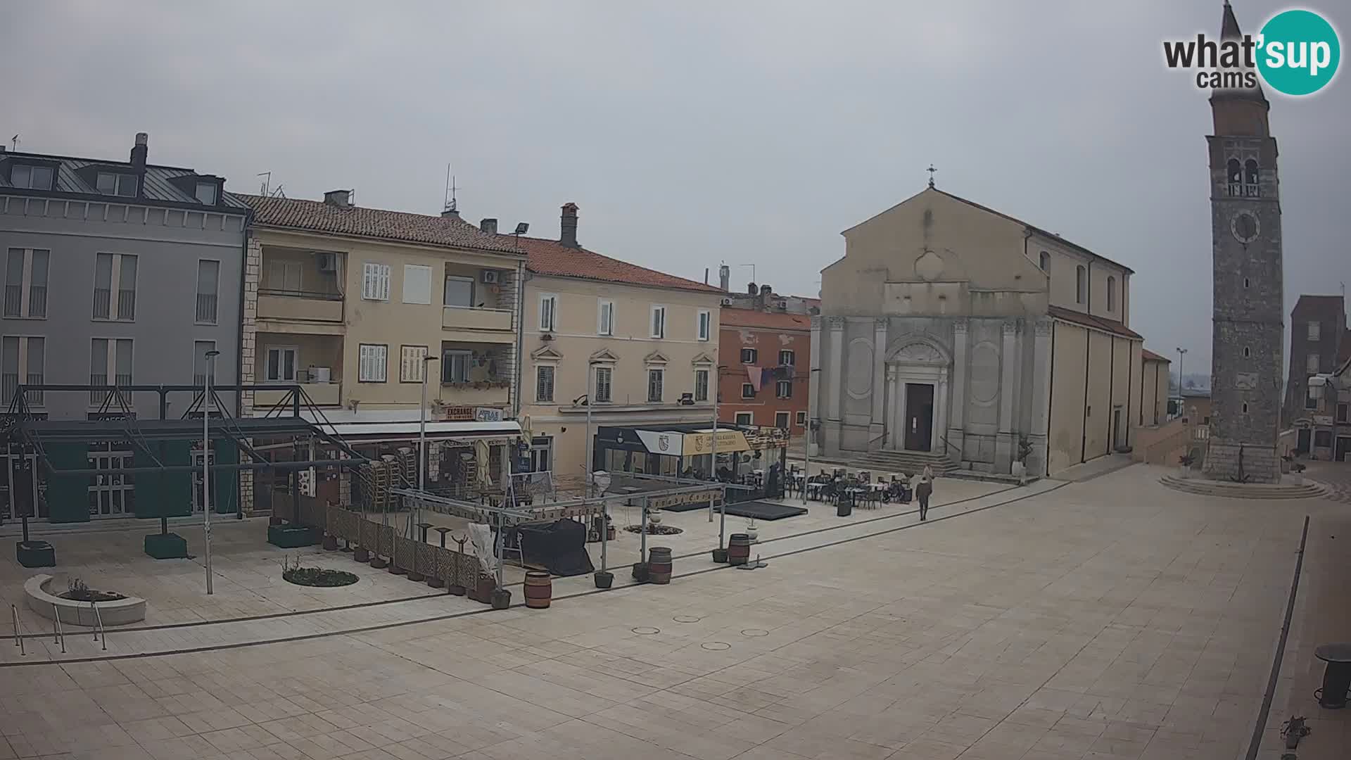 Webcam Hauptplatz in Umag