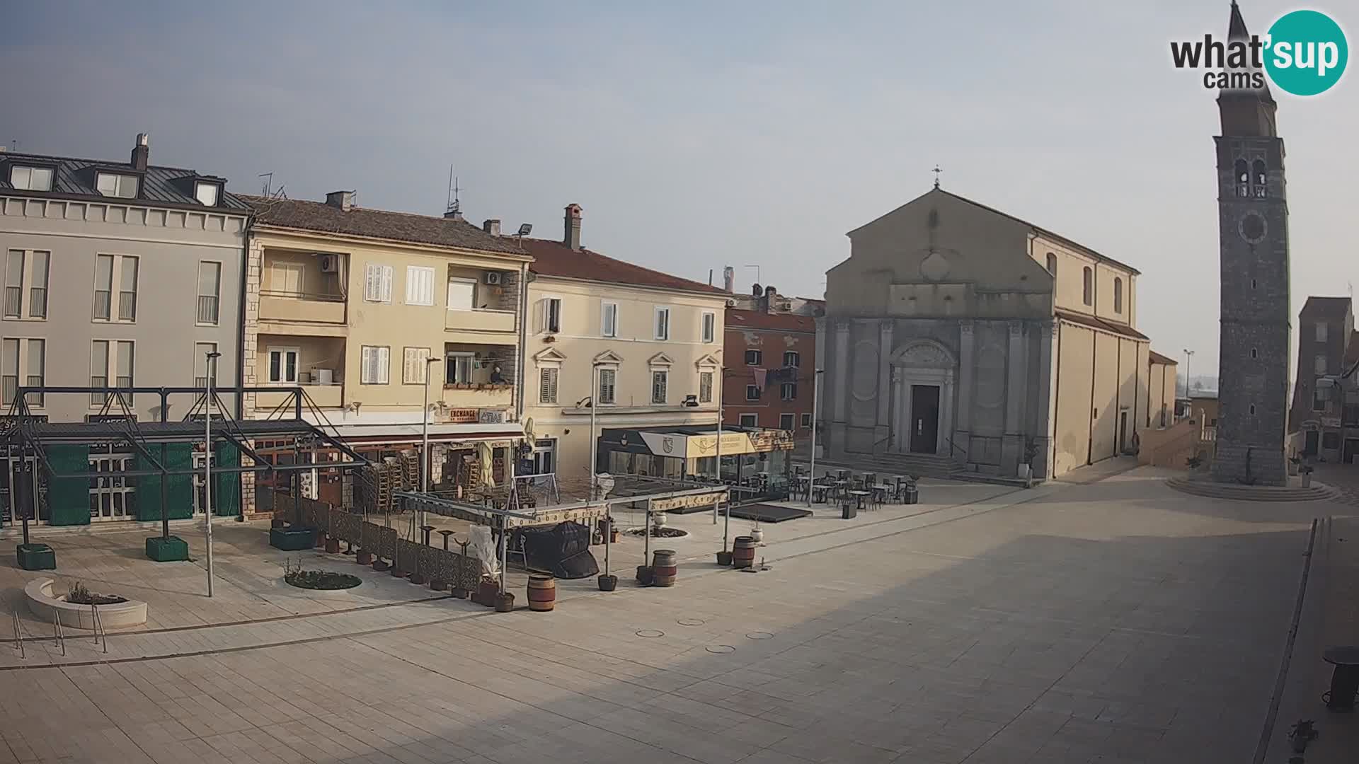 Webcam – Plaza Central en Umag