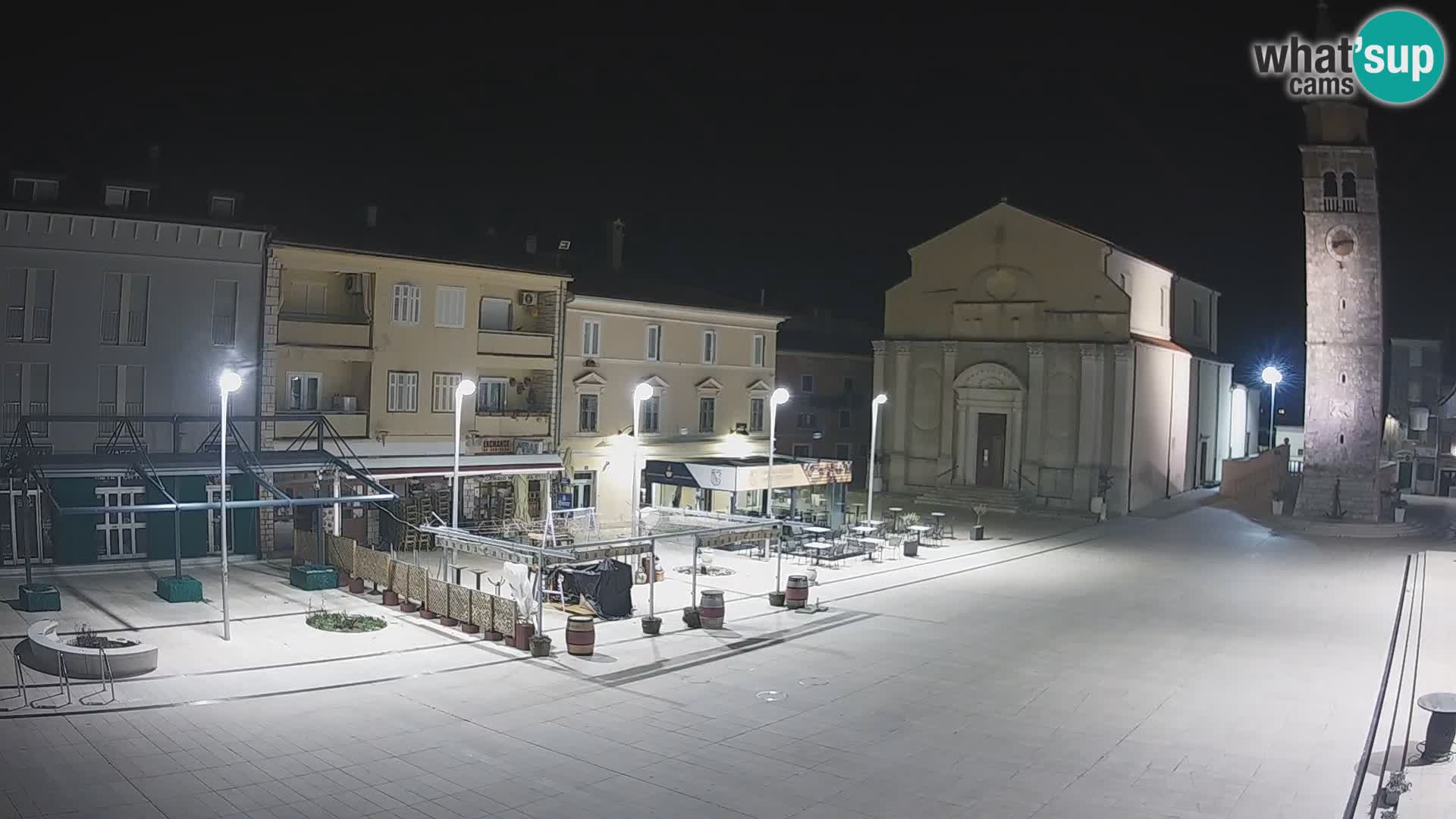 Webcam – Piazza centrale di Umago