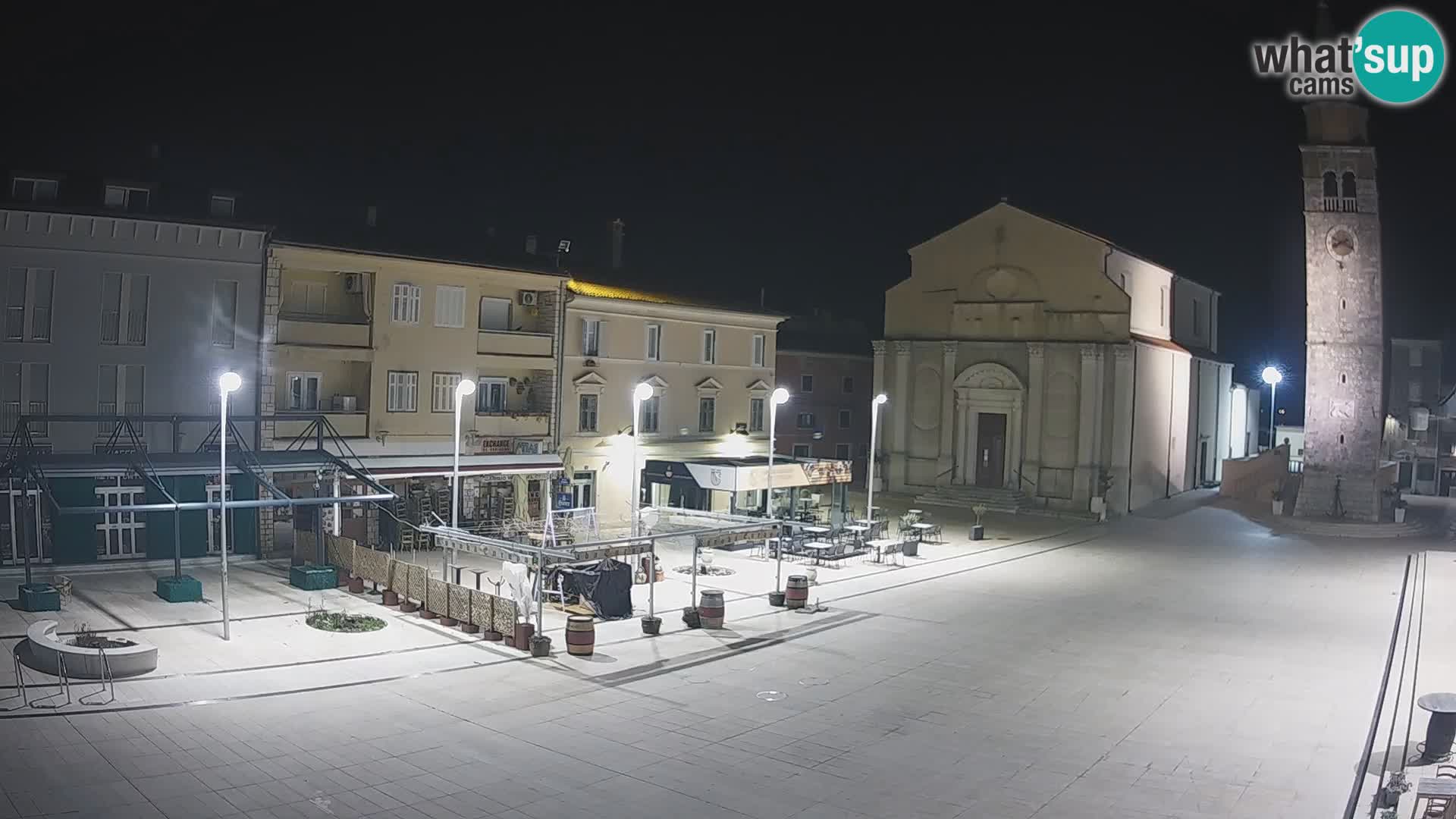 Webcam – Plaza Central en Umag