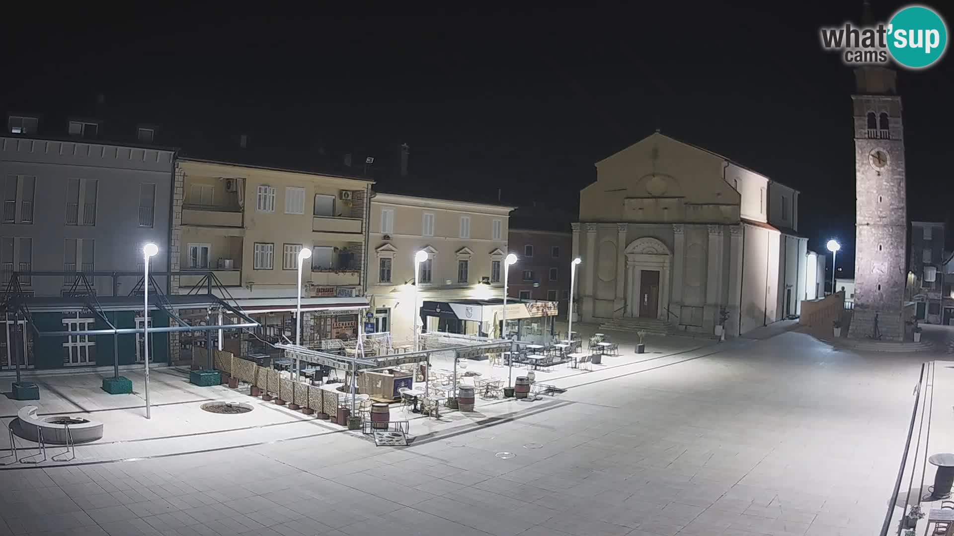 Webcam Hauptplatz in Umag