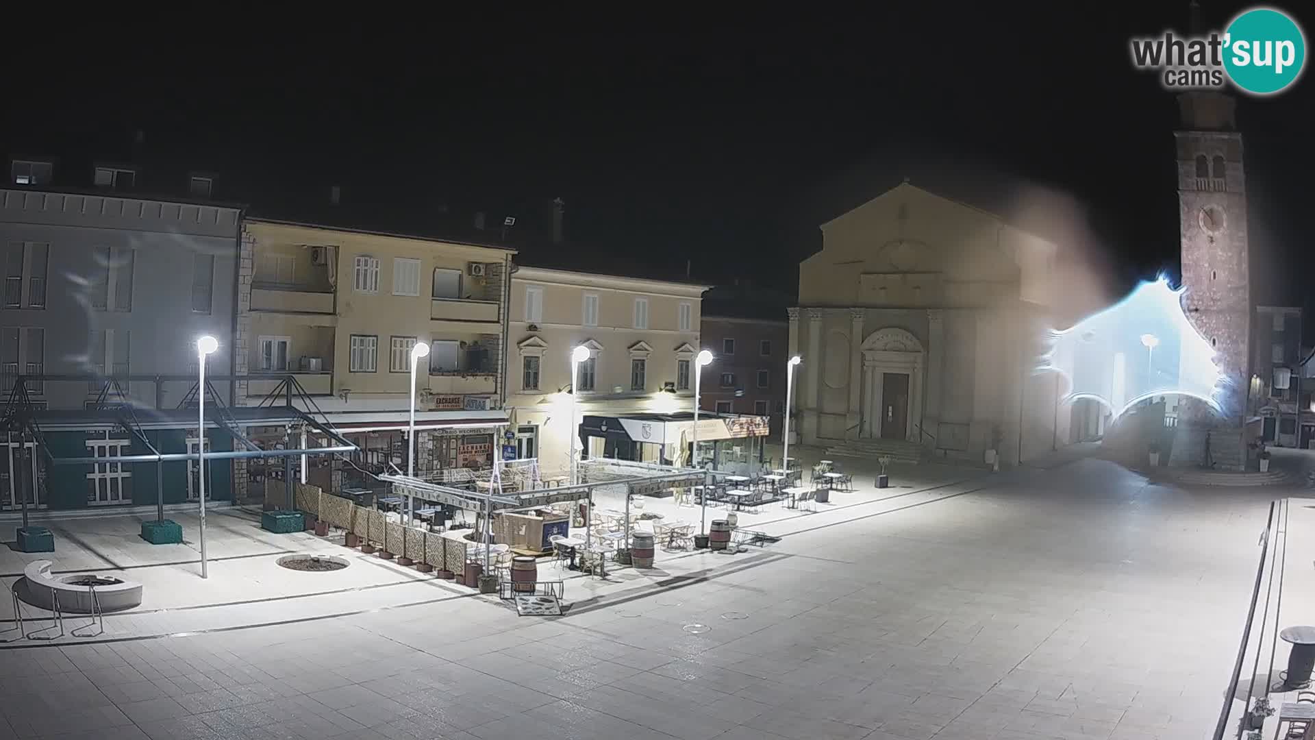 Webcam – Plaza Central en Umag