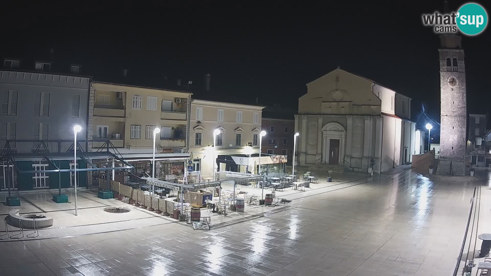 Webcam Hauptplatz in Umag