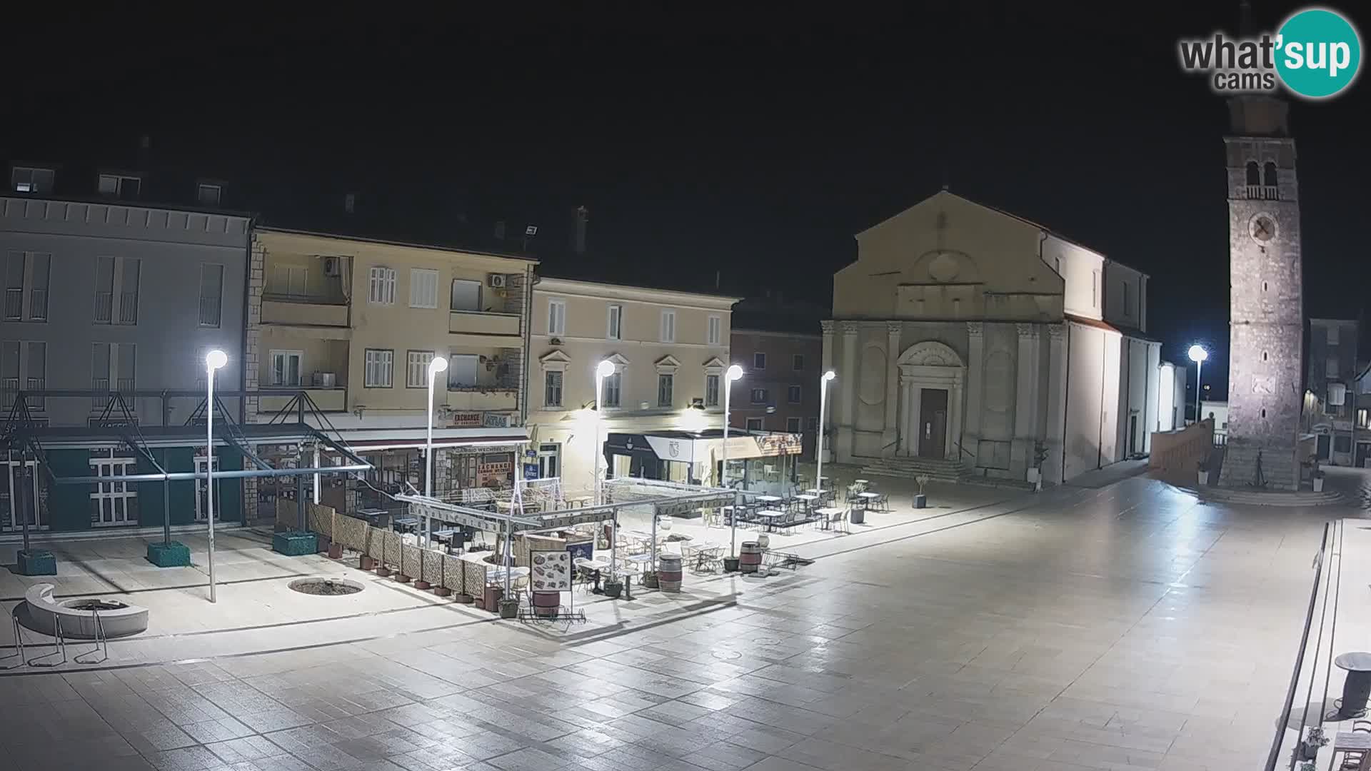 Webcam – Plaza Central en Umag