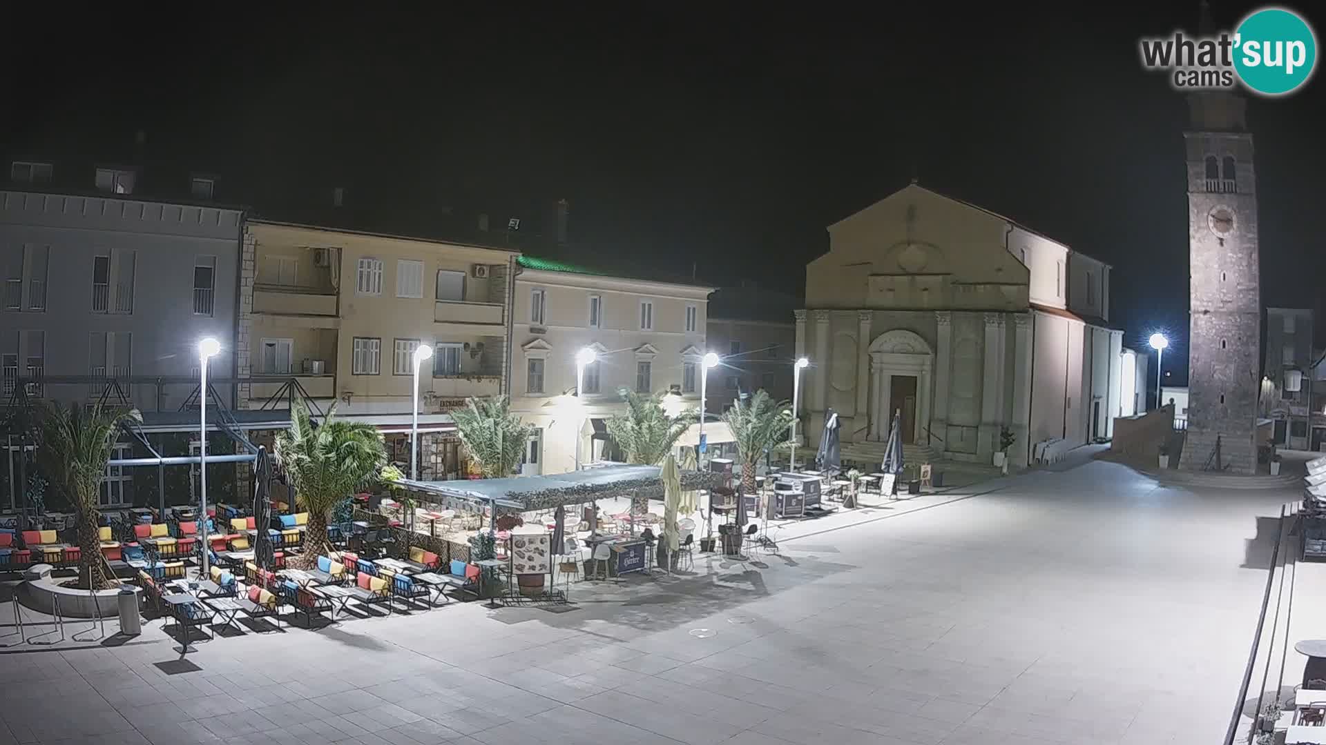 Webcam – Piazza centrale di Umago
