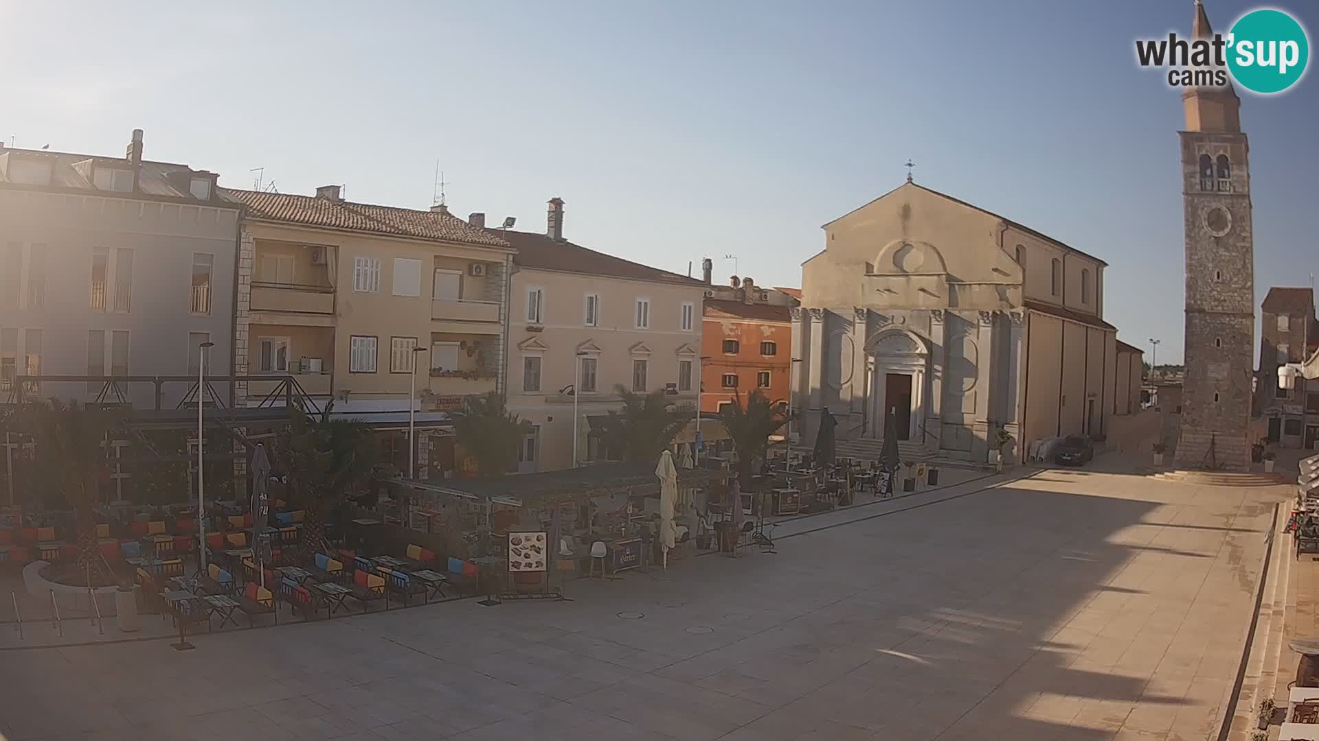 Webcam – Piazza centrale di Umago