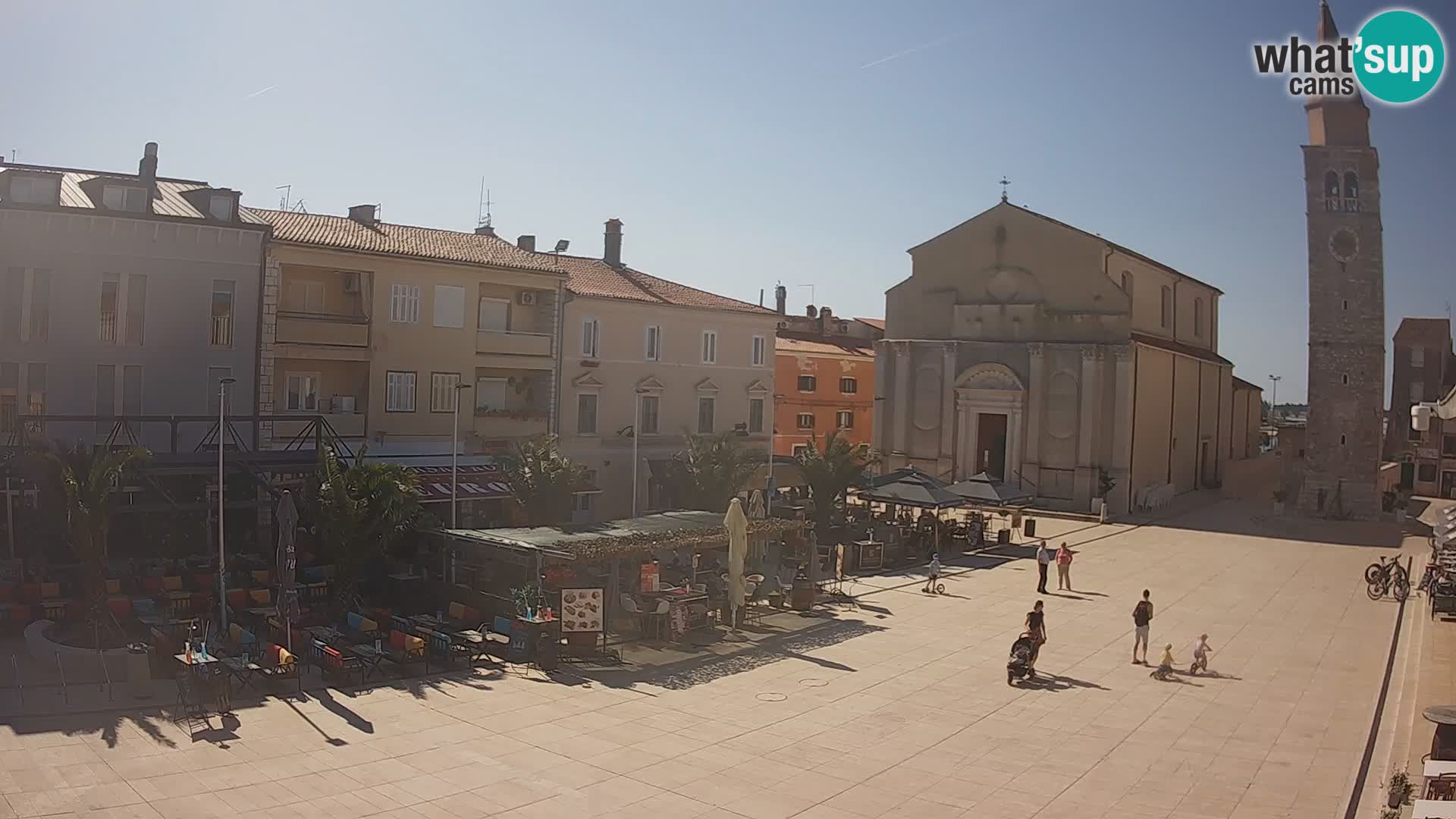 Webcam Hauptplatz in Umag