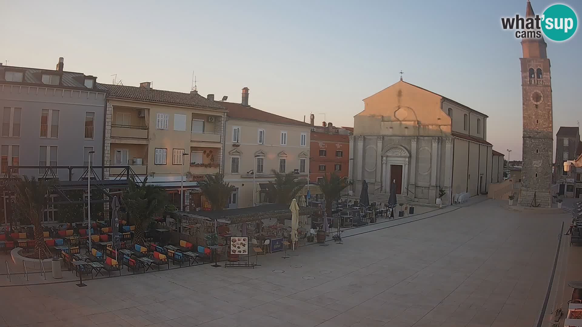 Webcam – Piazza centrale di Umago