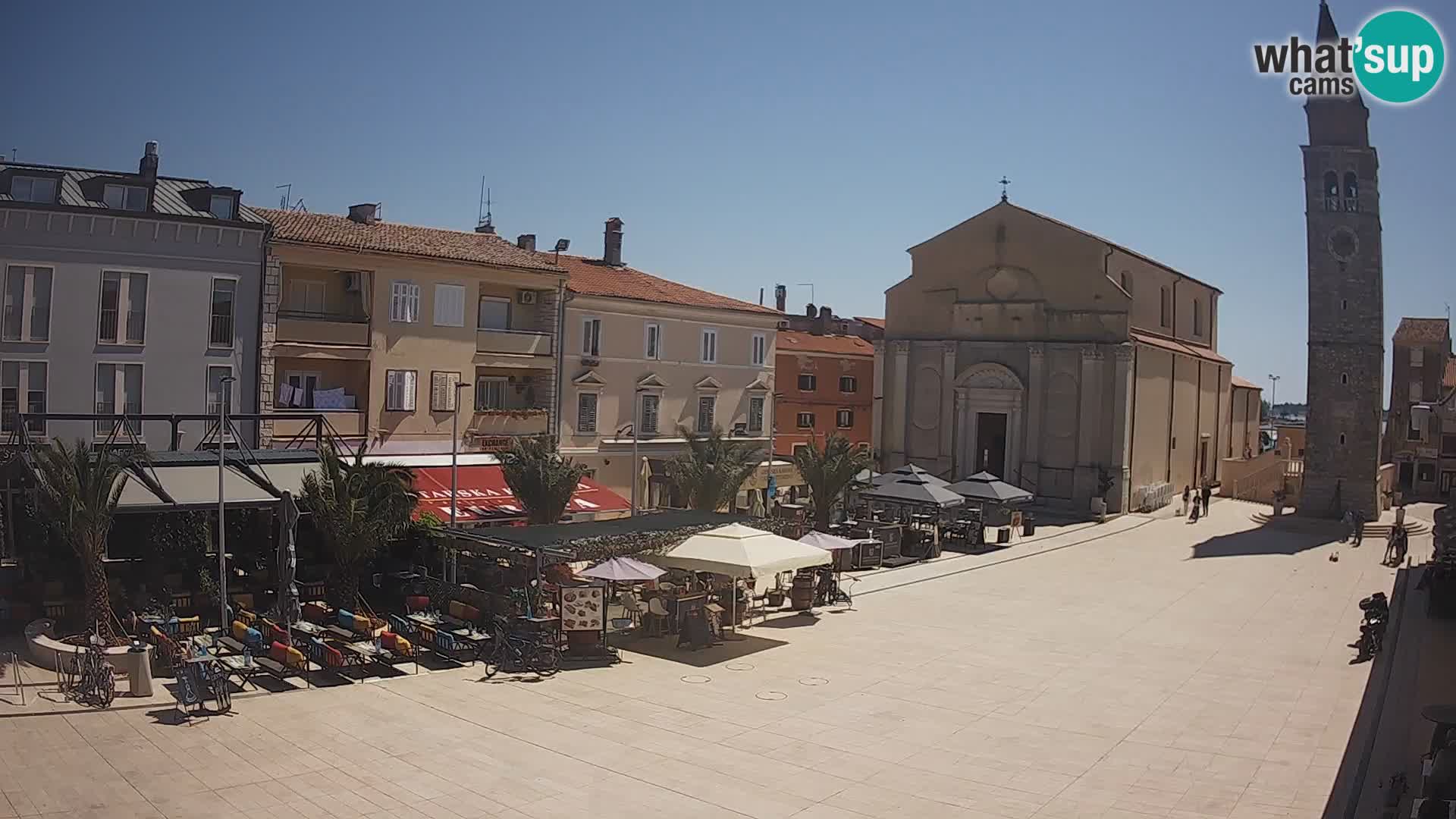 Webcam Hauptplatz in Umag