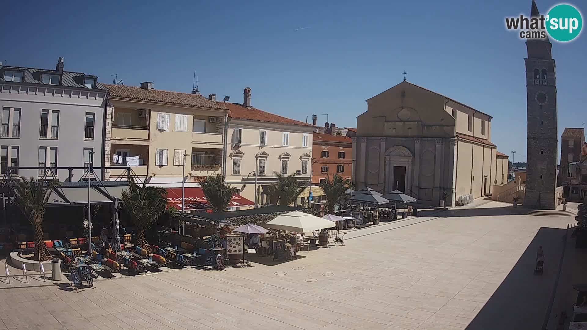 Webcam – Piazza centrale di Umago
