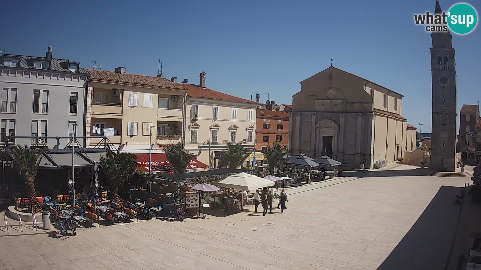 Webcam – Piazza centrale di Umago
