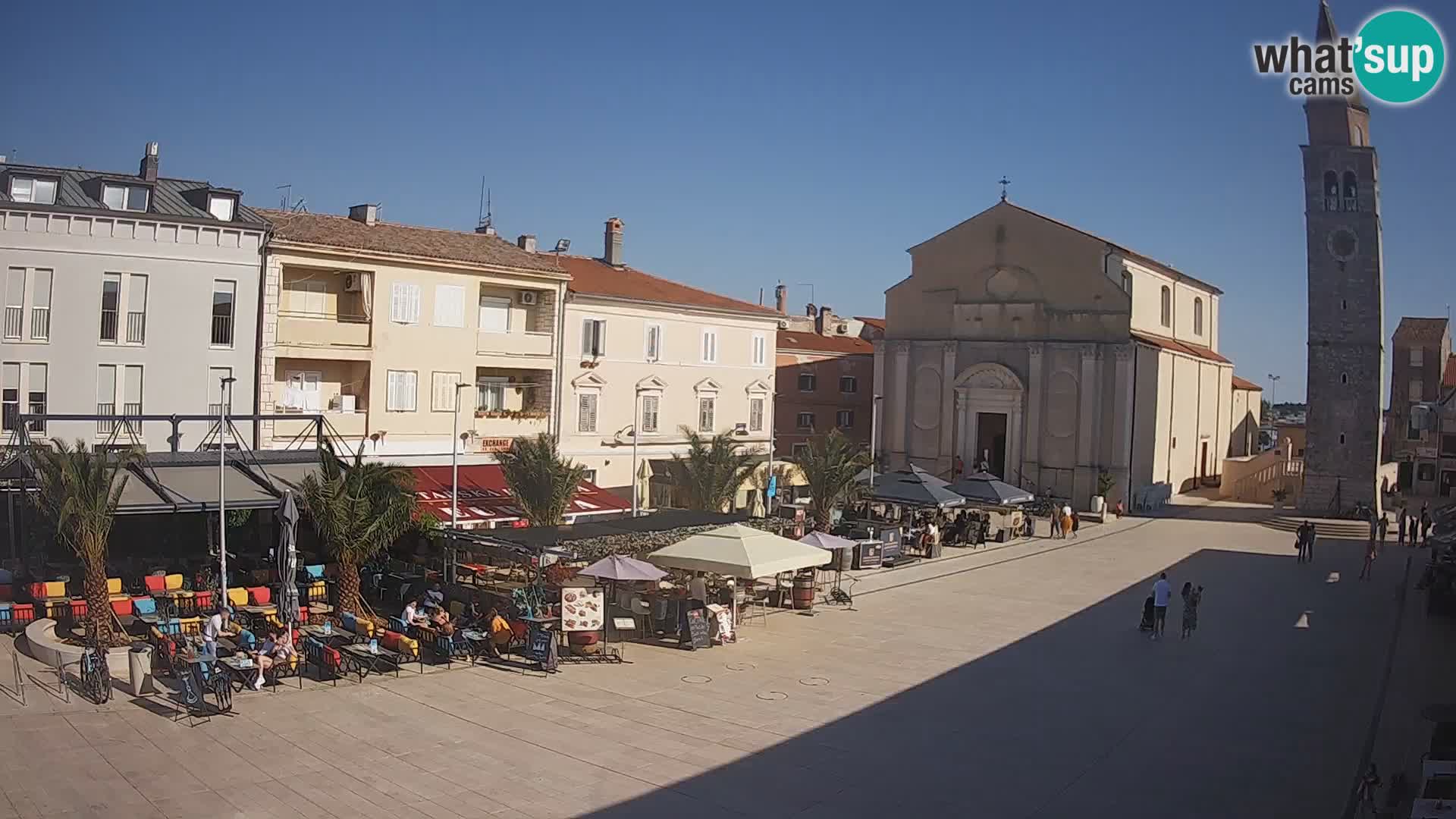 Webcam Hauptplatz in Umag