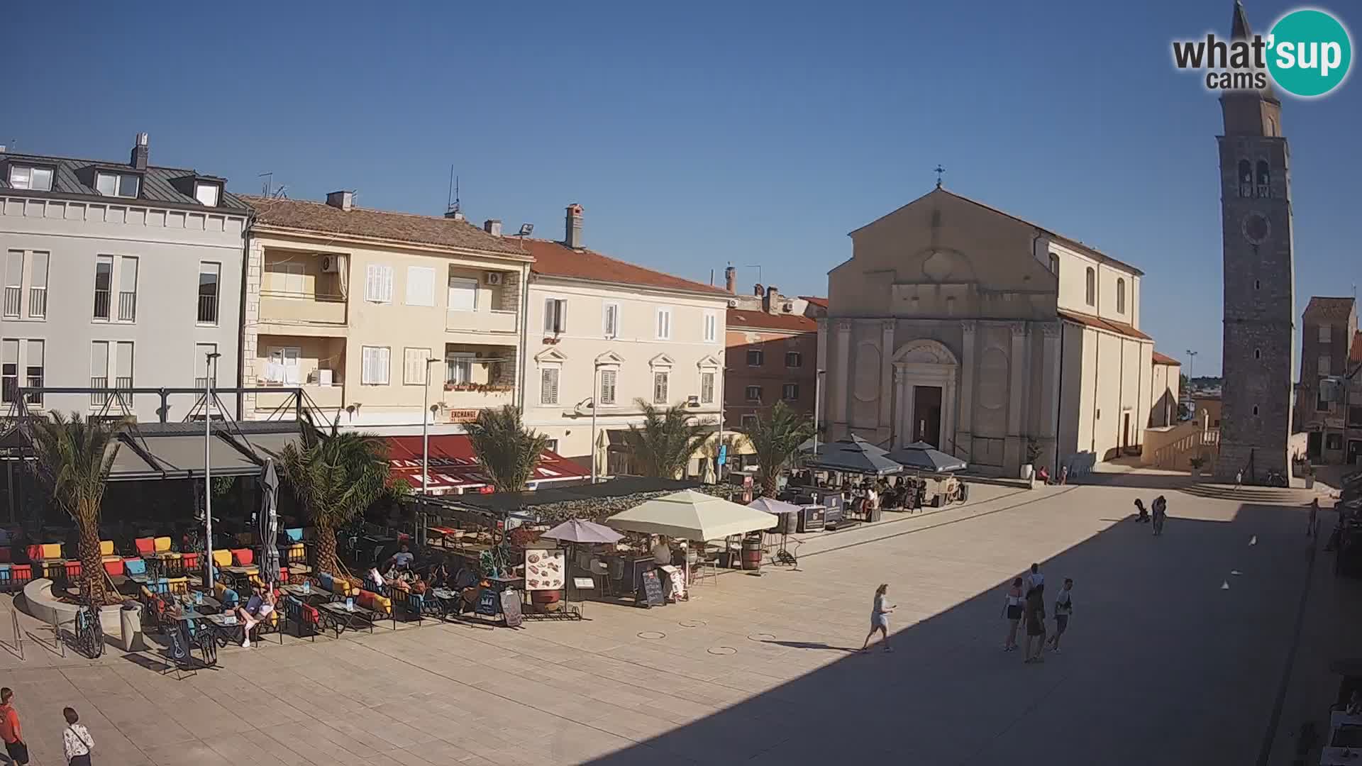 Webcam Hauptplatz in Umag
