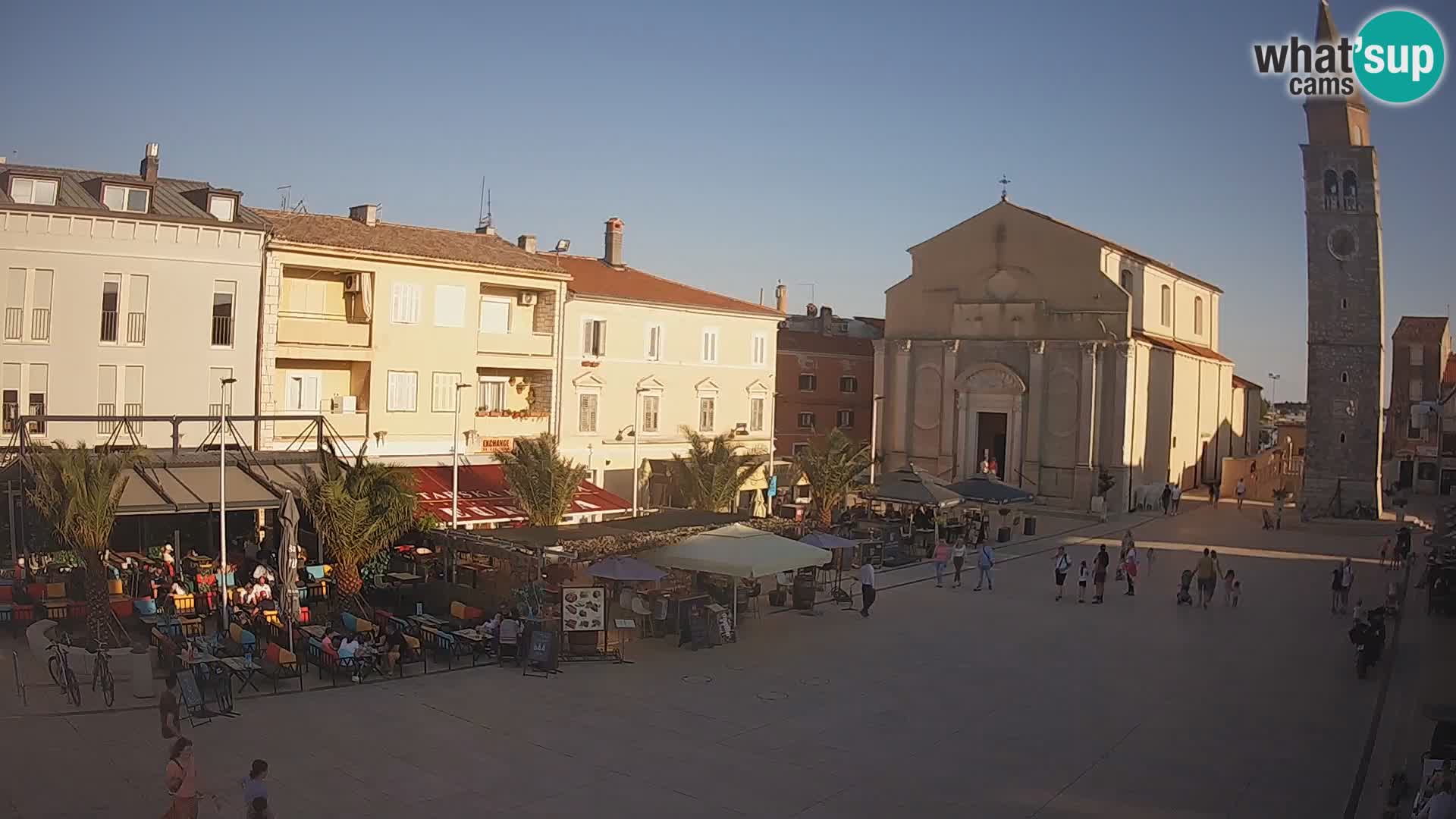 Webcam – Plaza Central en Umag