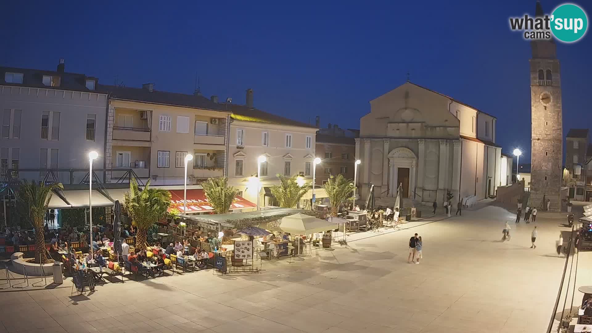 Webcam live – Place centrale dans Umag