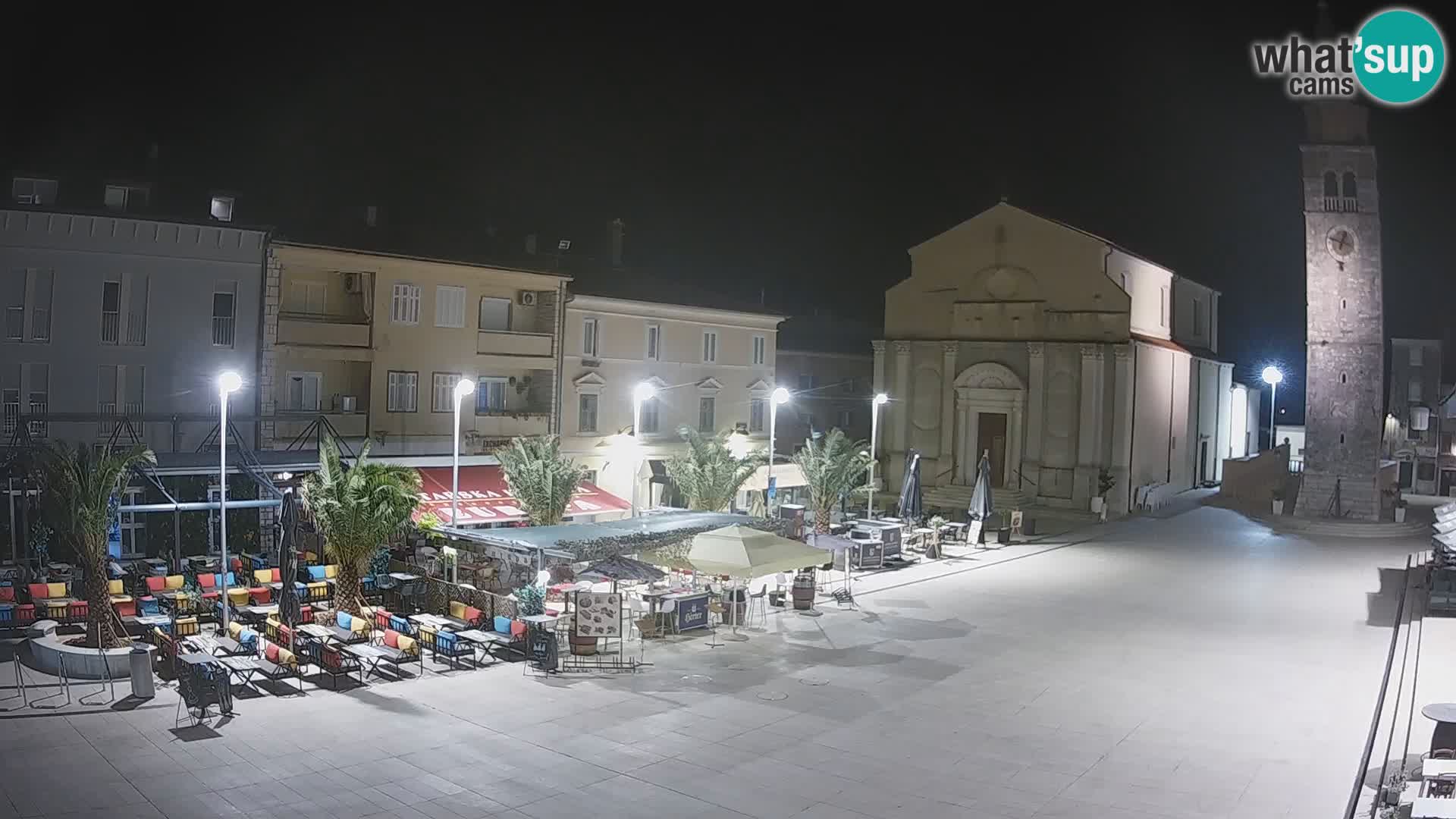 Webcam Hauptplatz in Umag