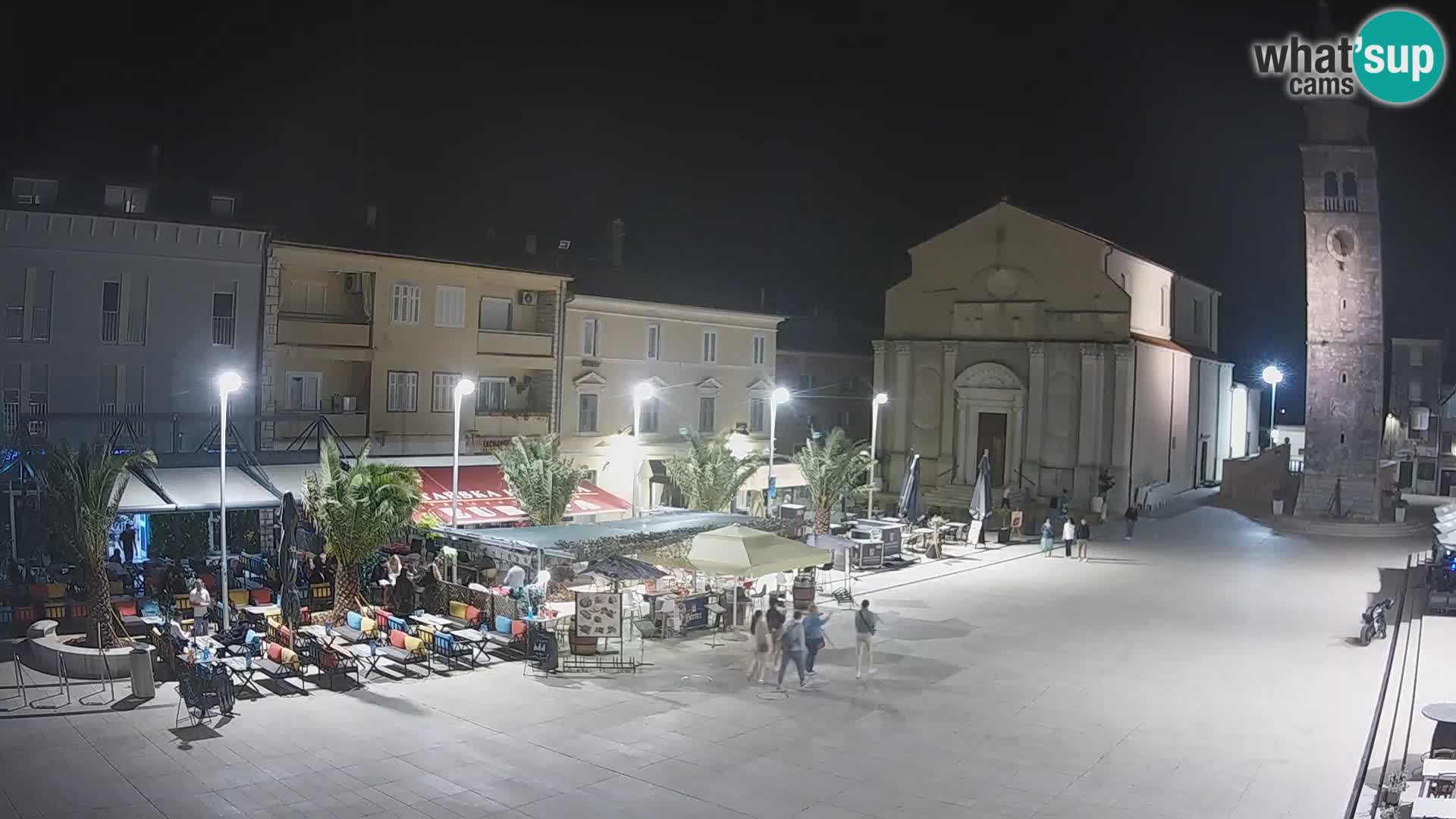 Webcam – Plaza Central en Umag