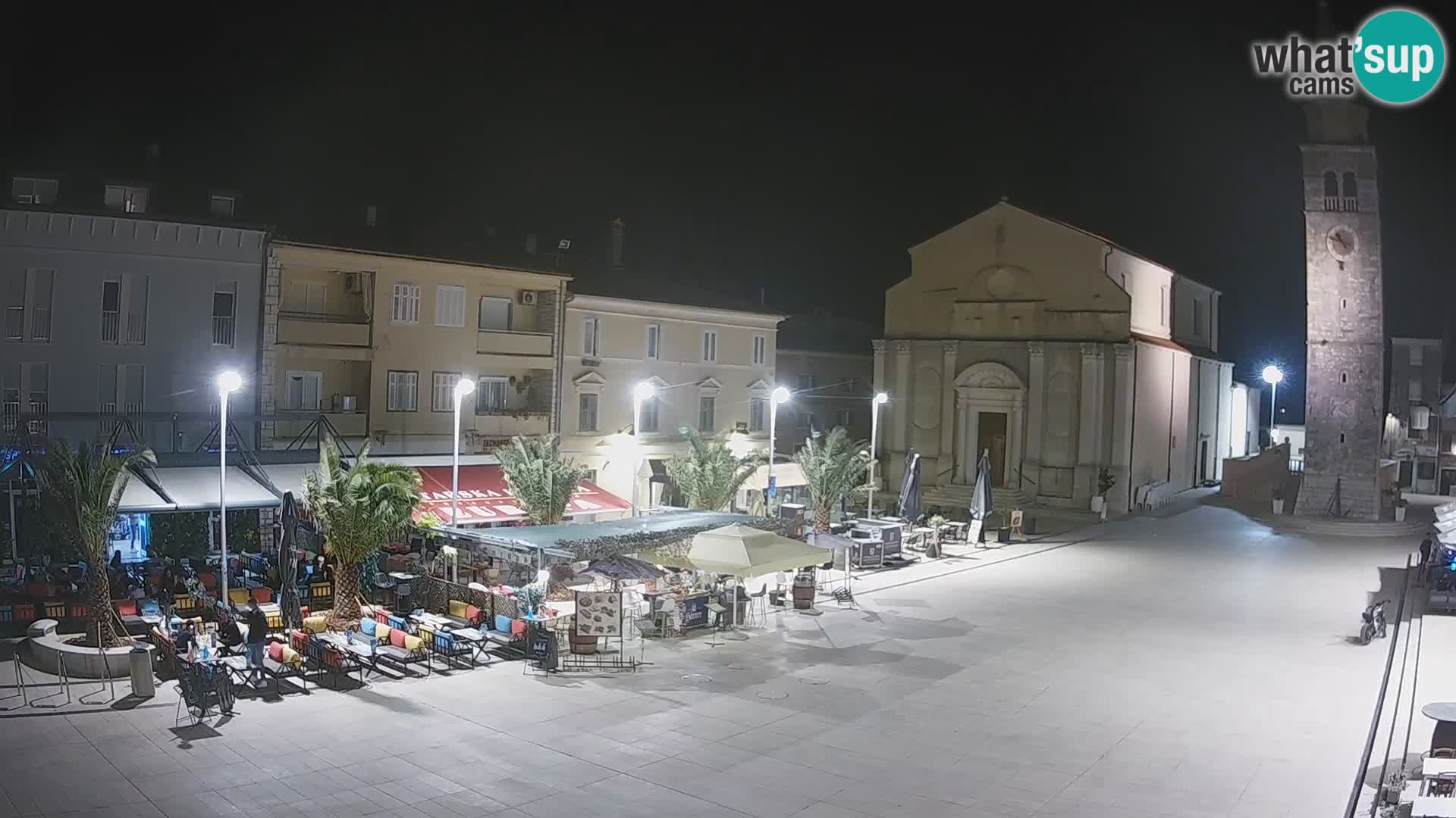Webcam Hauptplatz in Umag