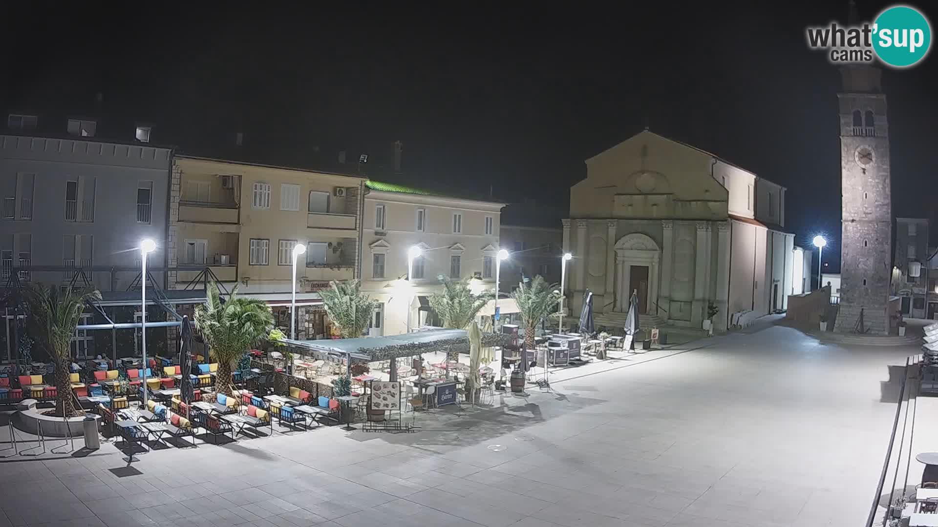 Webcam Hauptplatz in Umag