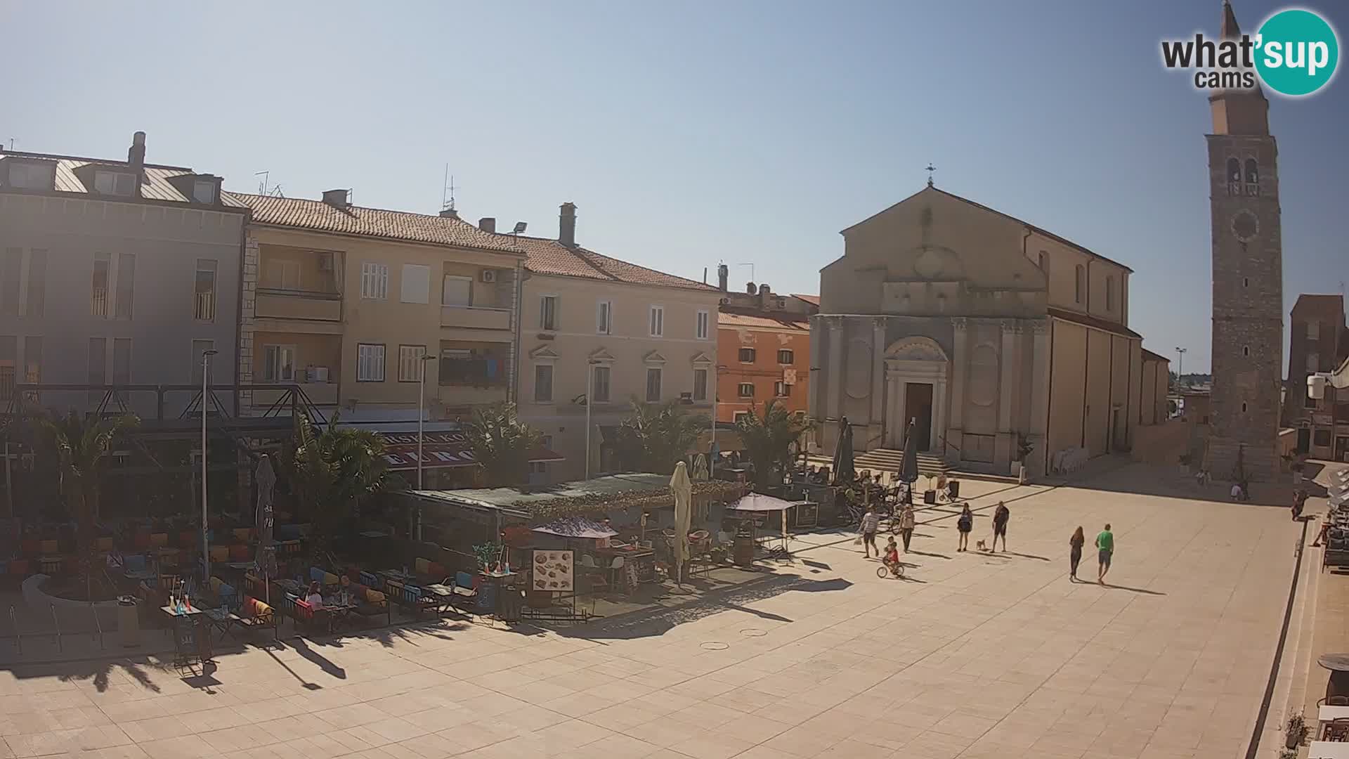 Webcam – Plaza Central en Umag