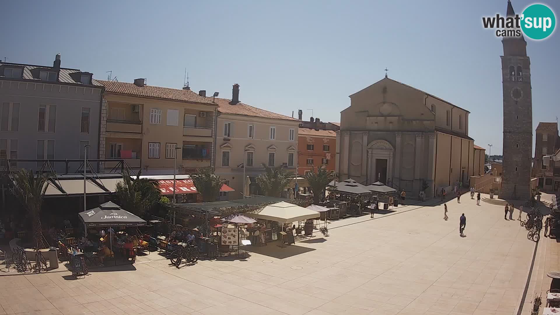 Webcam Hauptplatz in Umag