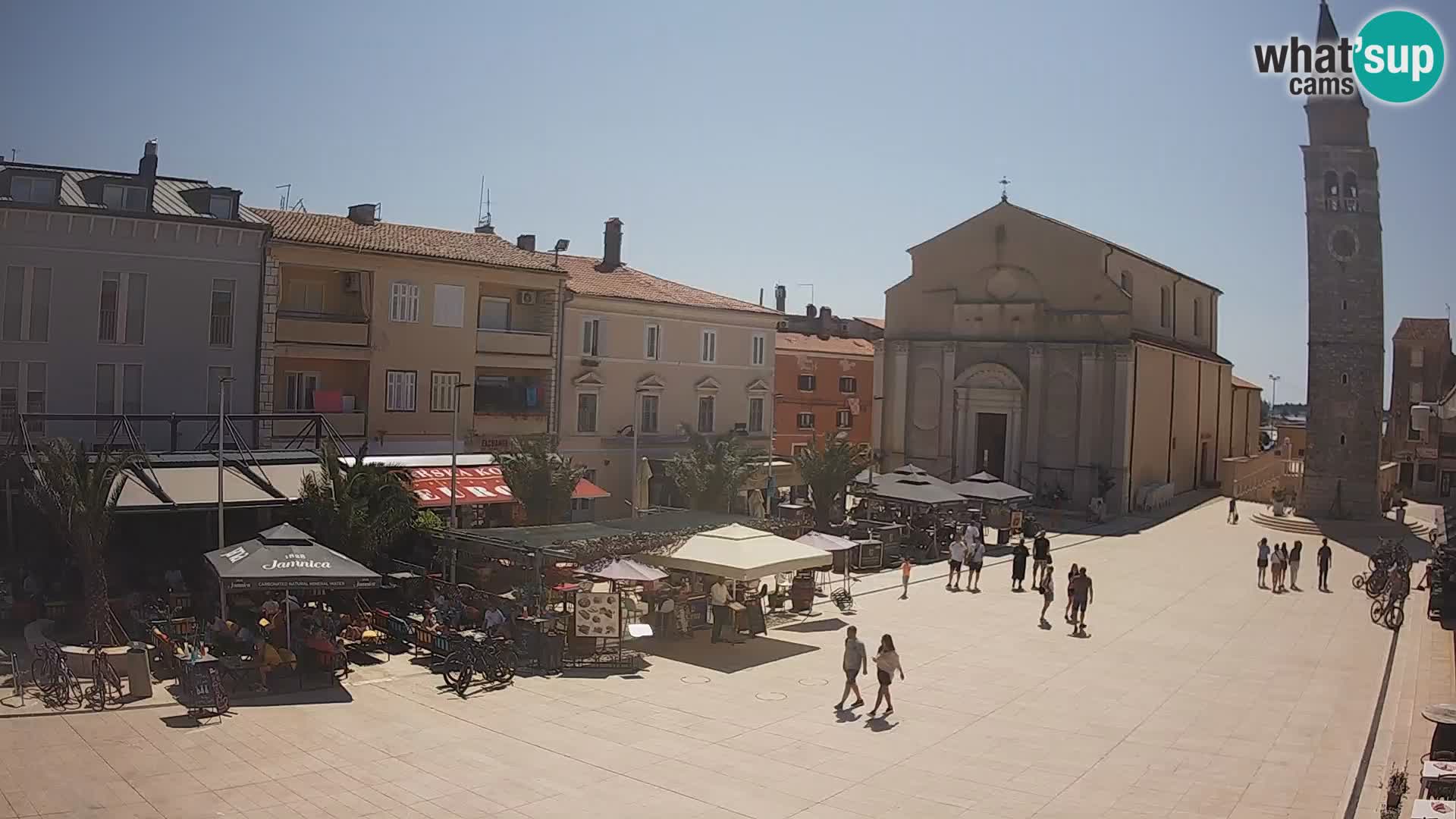 Webcam – Piazza centrale di Umago