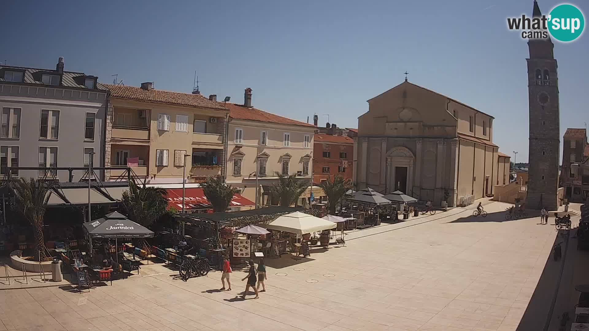 Webcam Hauptplatz in Umag