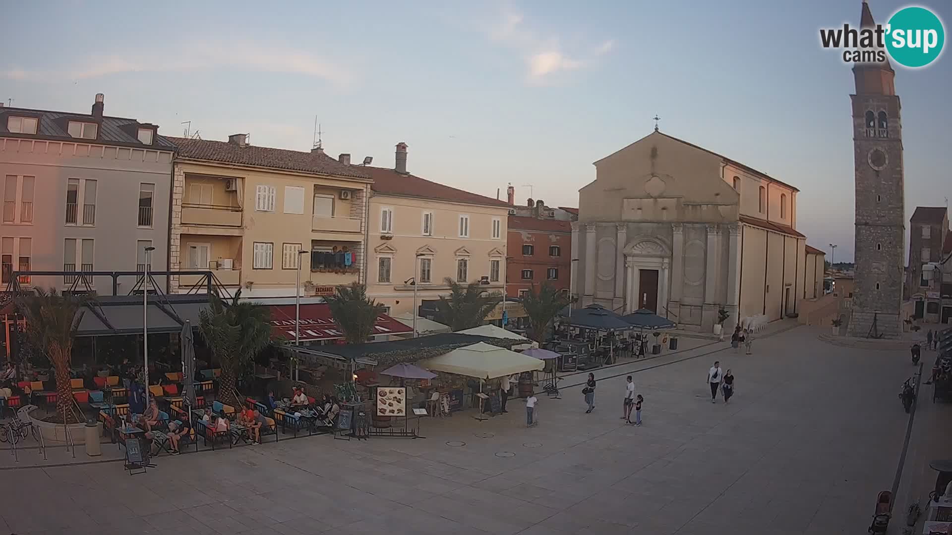 Webcam Hauptplatz in Umag