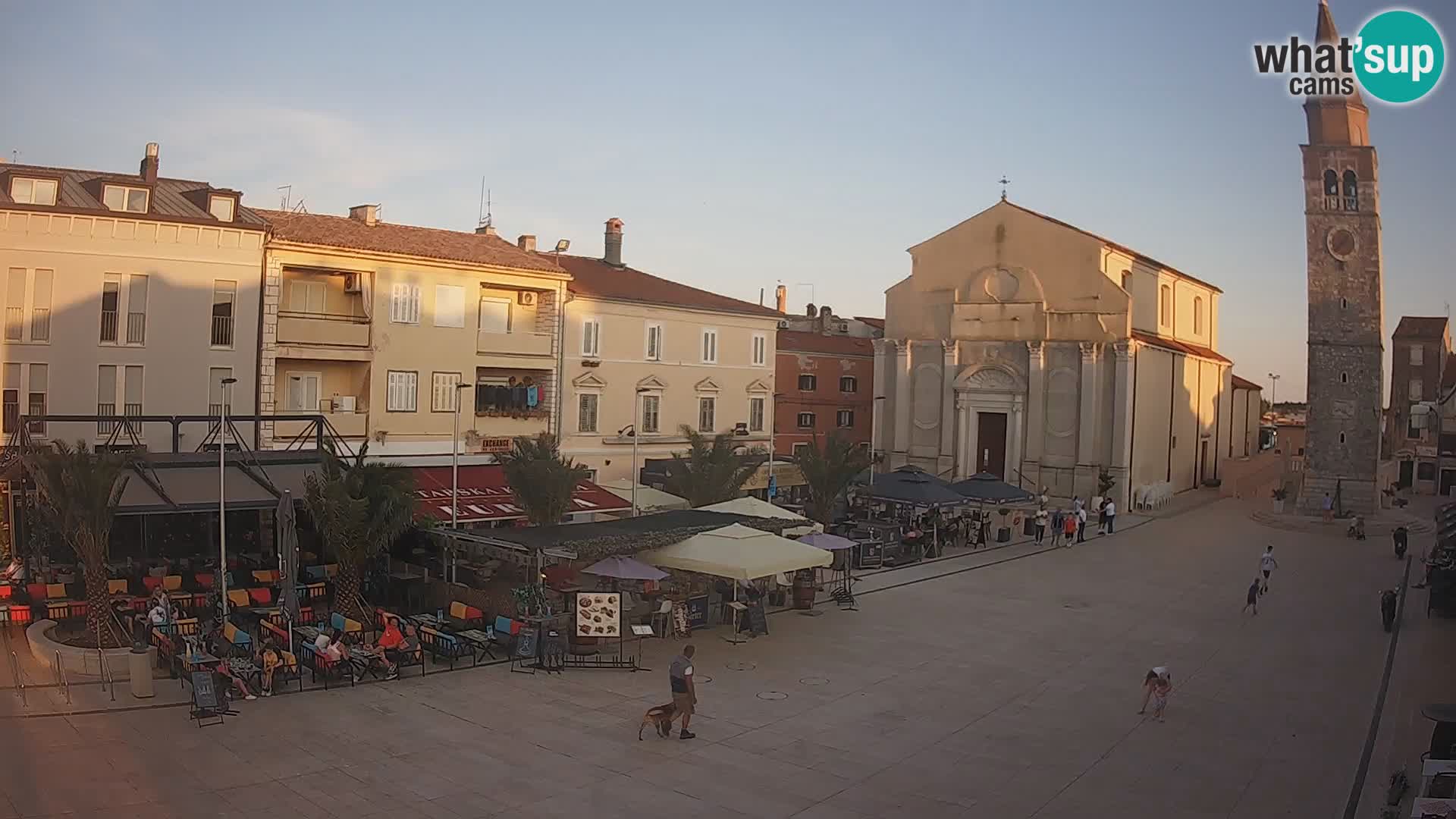 Webcam Hauptplatz in Umag