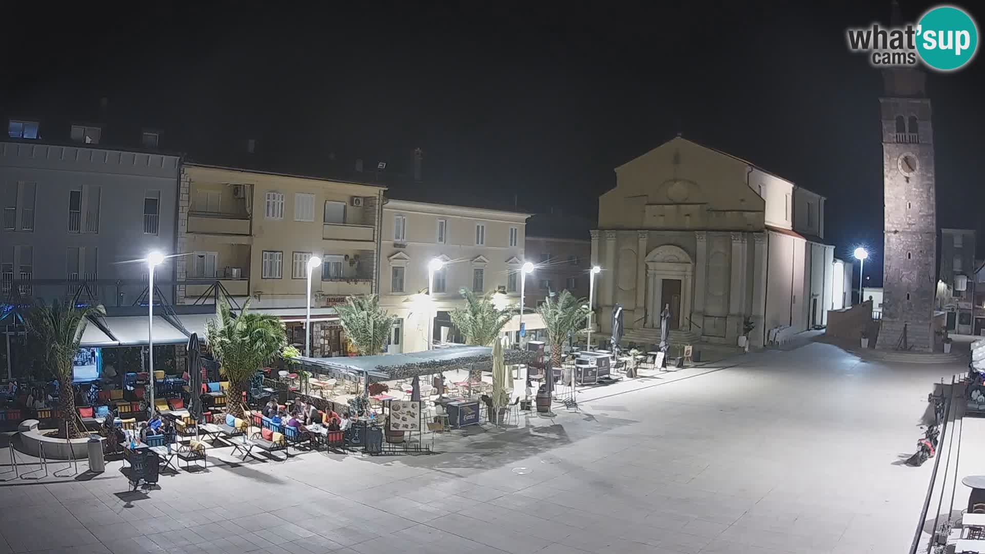 Webcam – Plaza Central en Umag