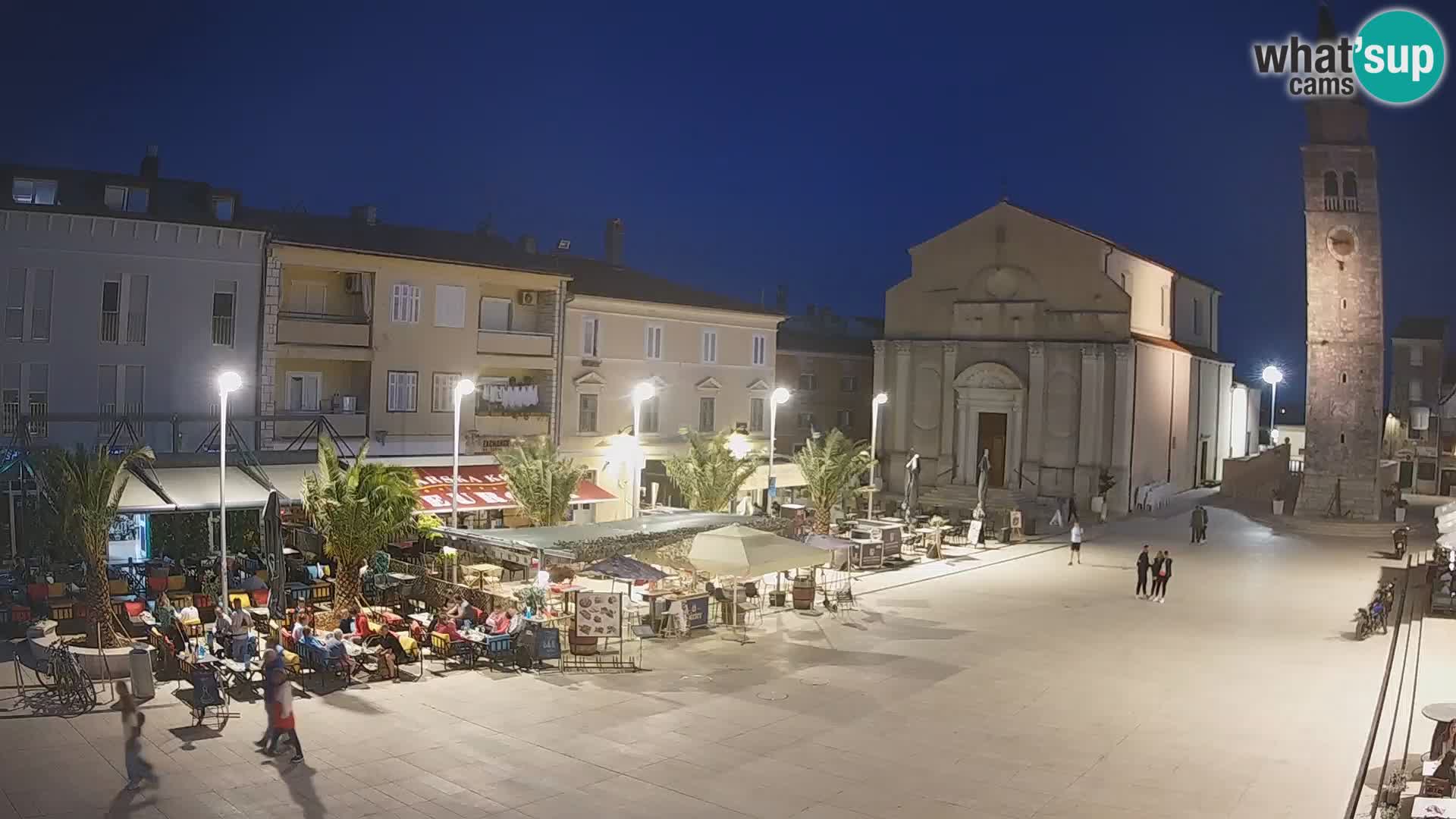 Webcam live – Place centrale dans Umag