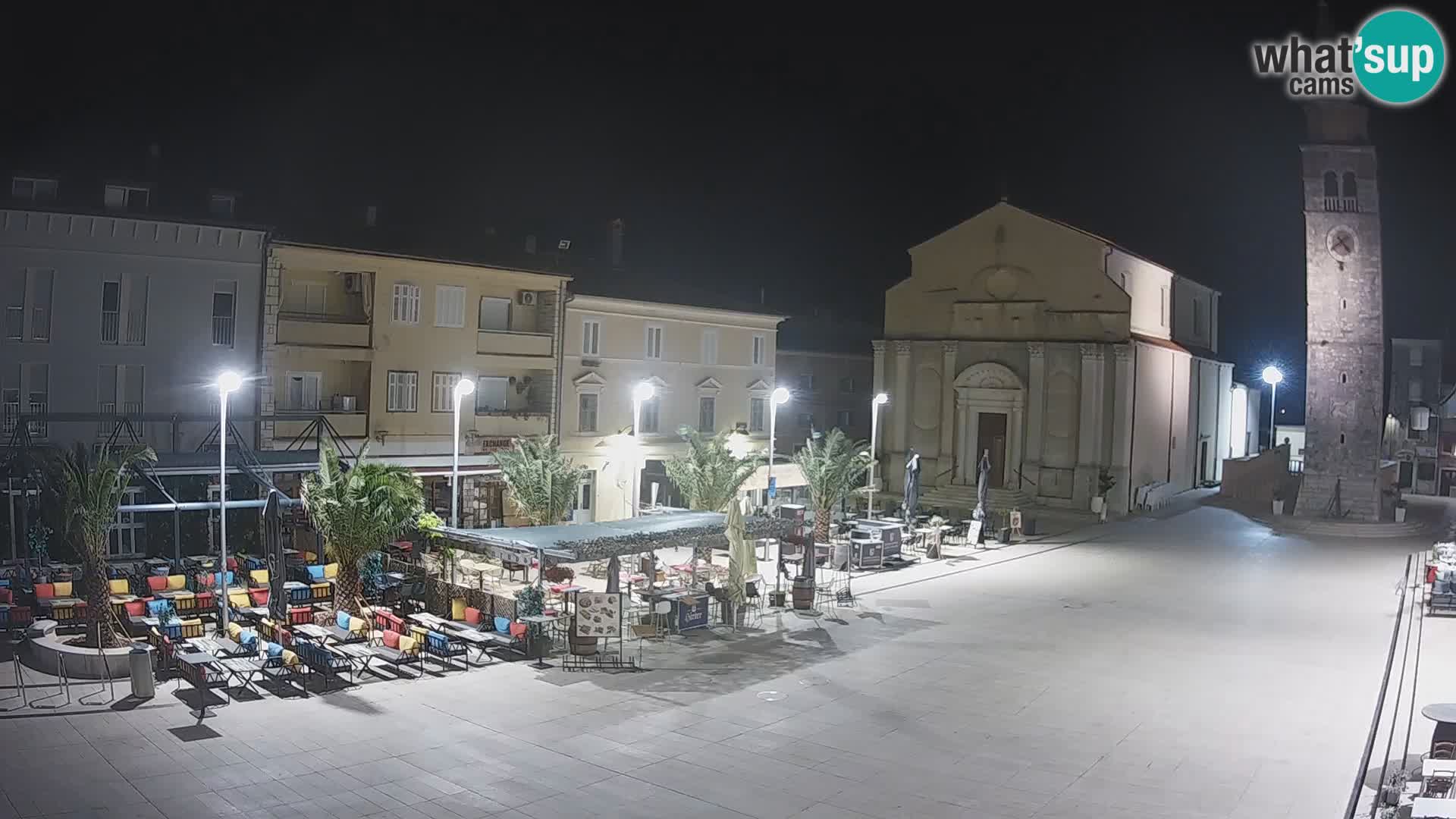 Webcam – Plaza Central en Umag