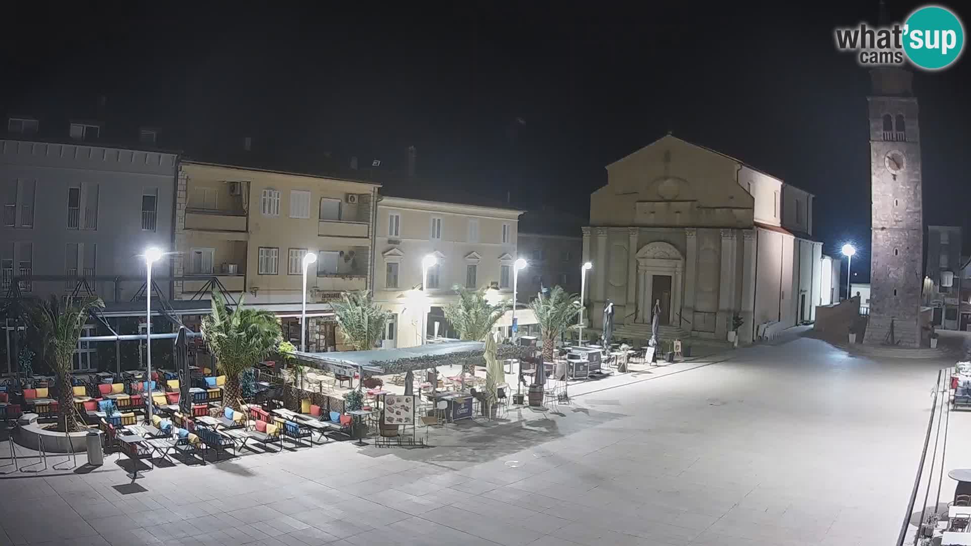 Webcam – Piazza centrale di Umago