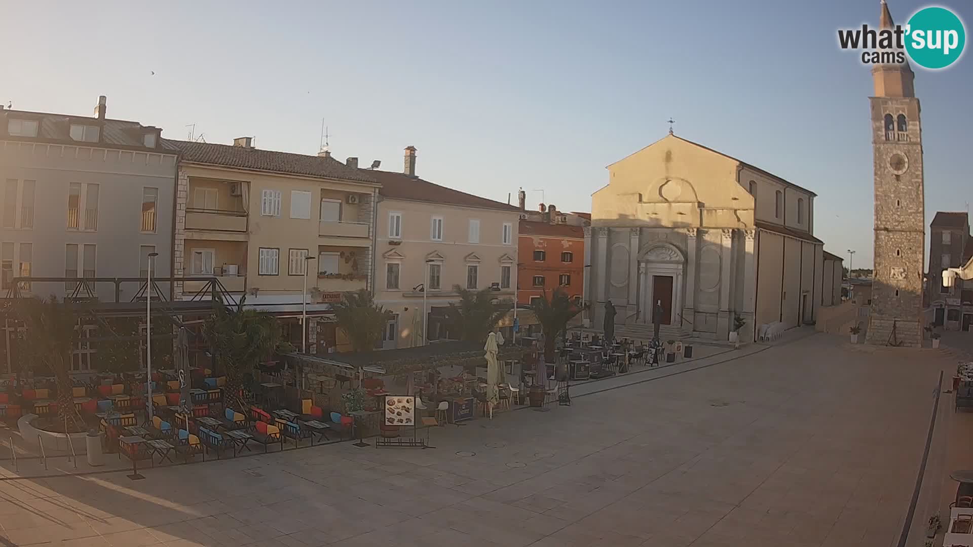 Webcam – Plaza Central en Umag
