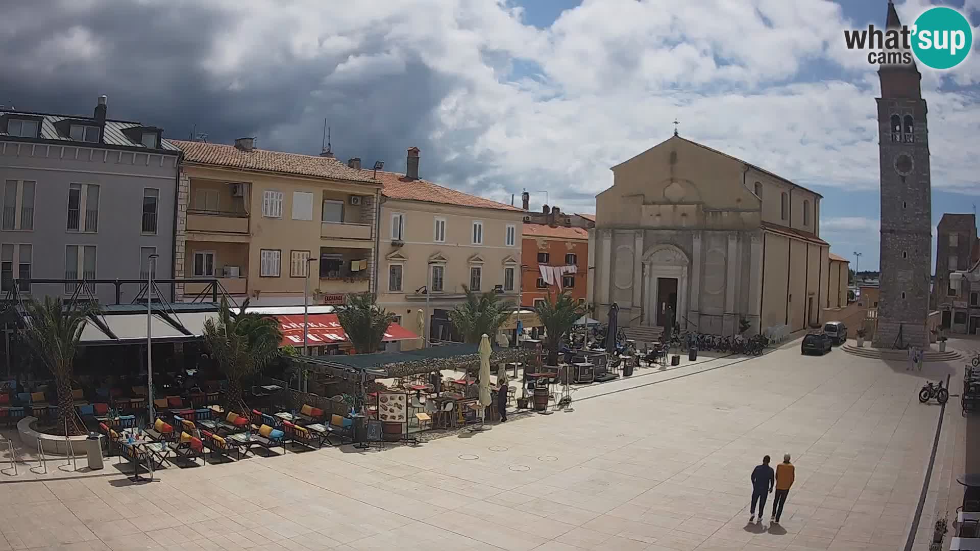 Webcam live – Place centrale dans Umag