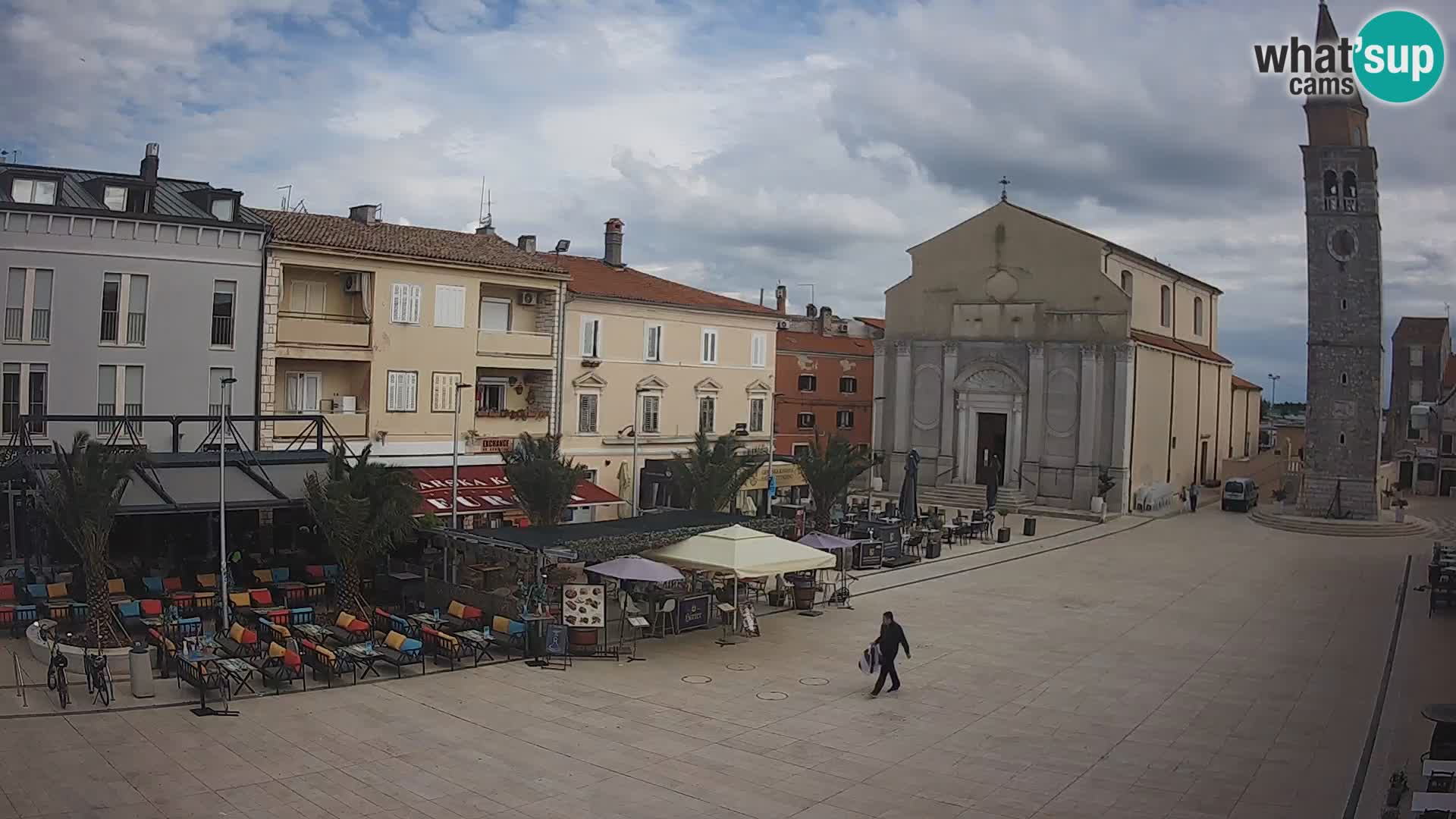 Webcam Hauptplatz in Umag