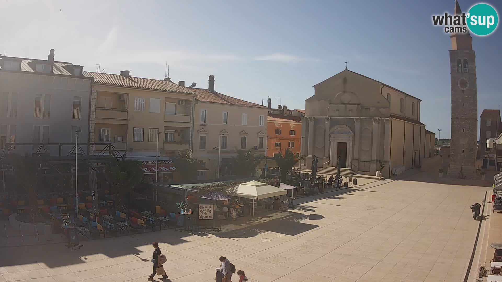 Webcam – Plaza Central en Umag