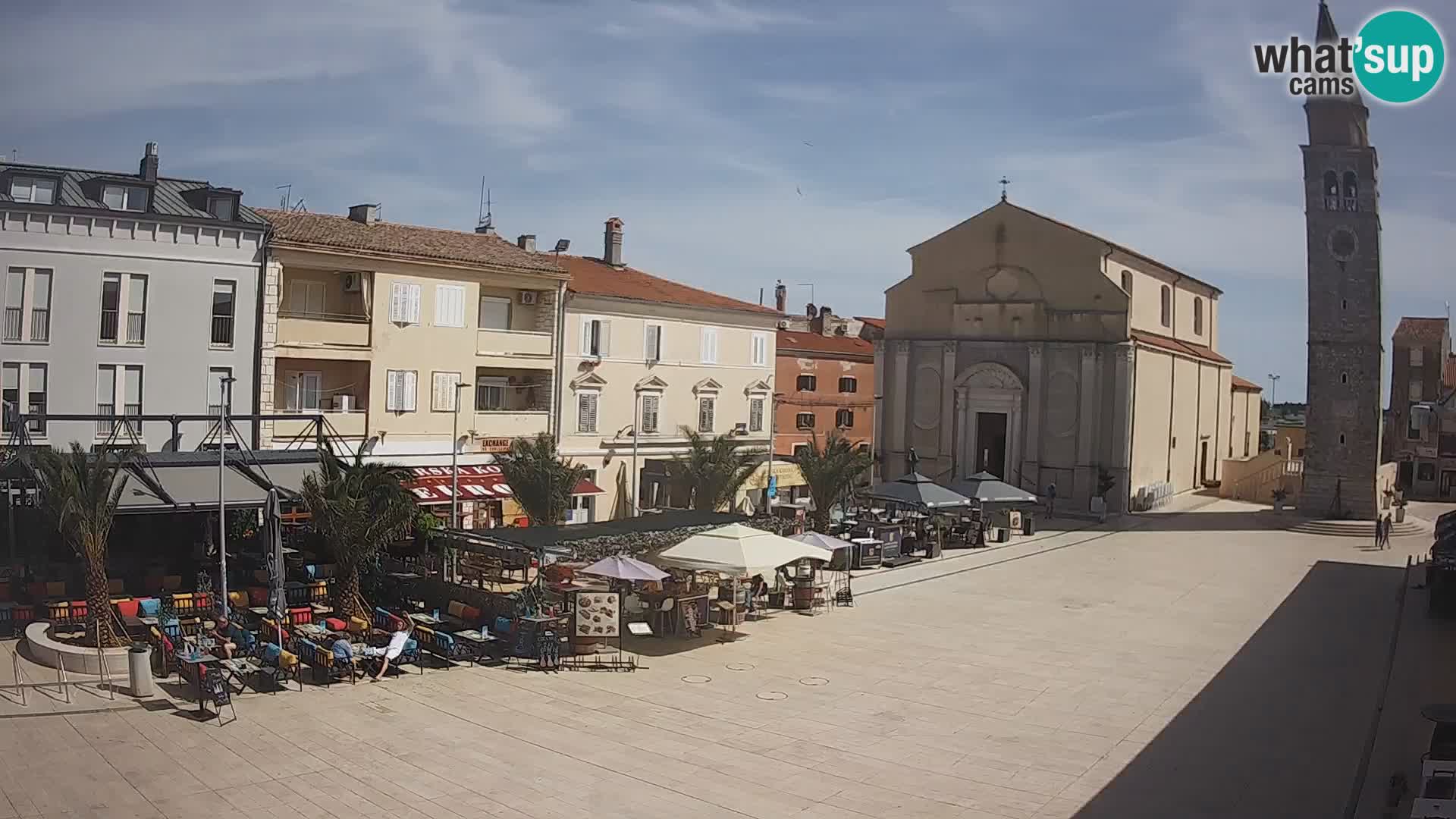 Webcam – Plaza Central en Umag