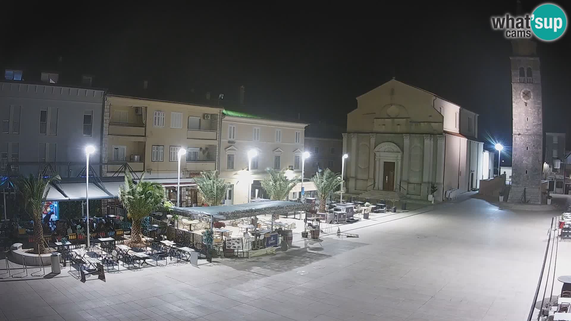 Webcam live – Place centrale dans Umag
