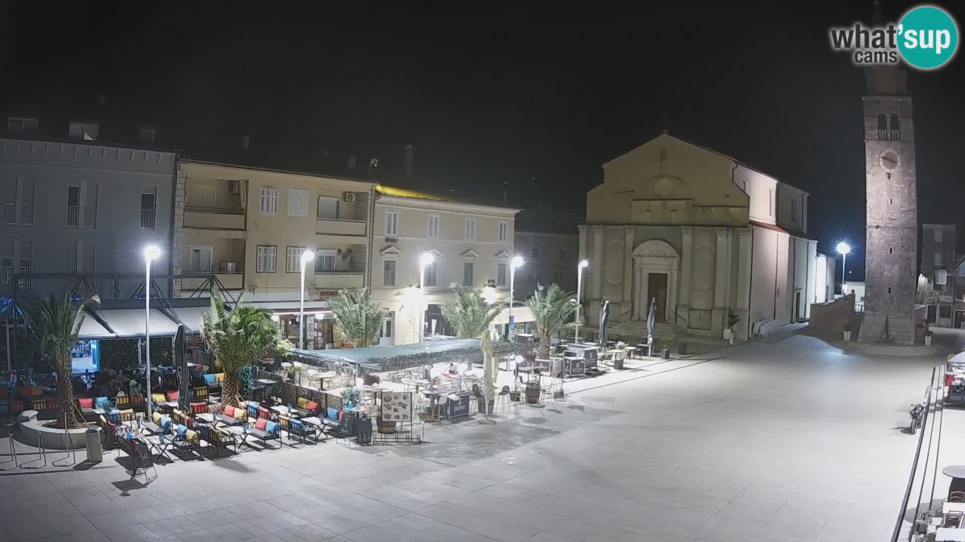 Webcam – Piazza centrale di Umago