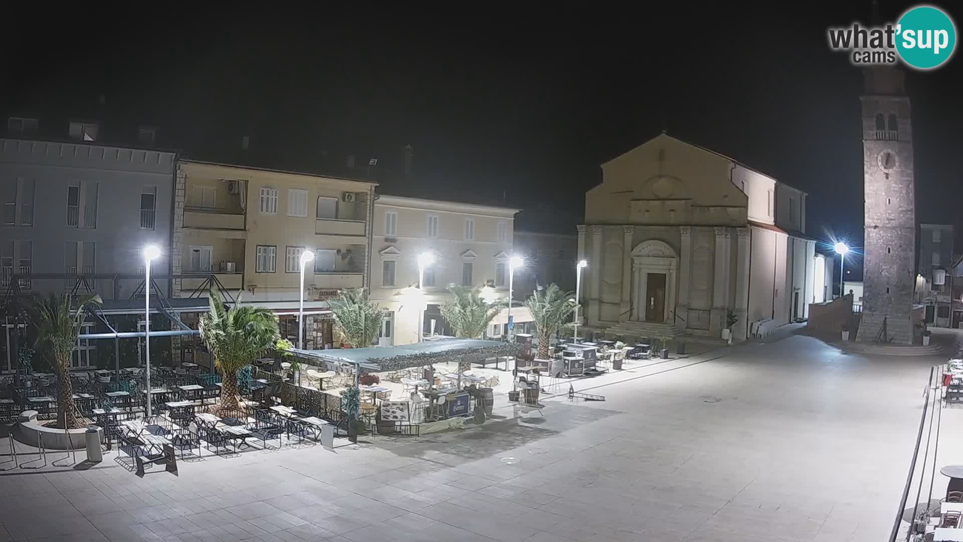 Webcam – Piazza centrale di Umago