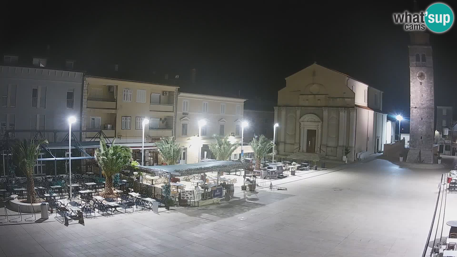 Webcam – Piazza centrale di Umago