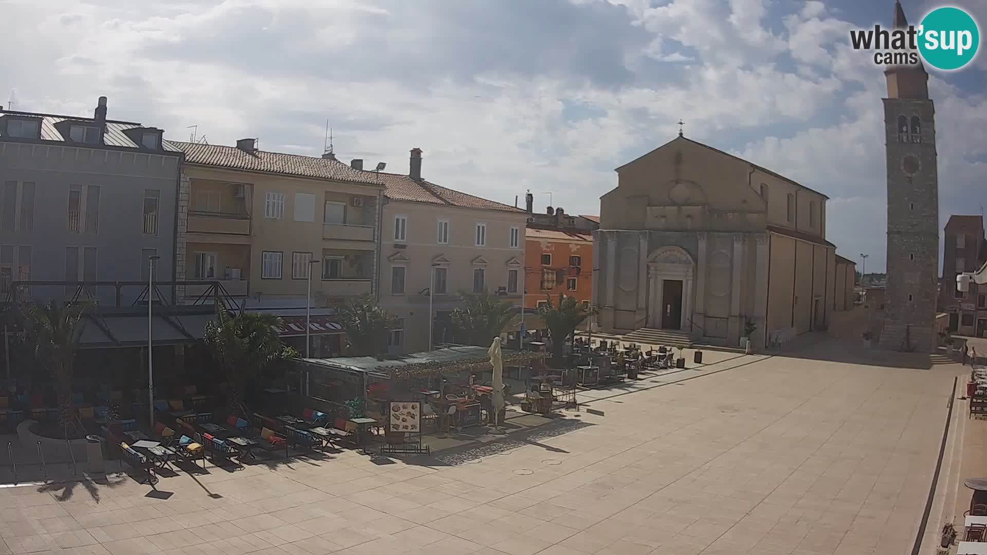 Webcam – Plaza Central en Umag