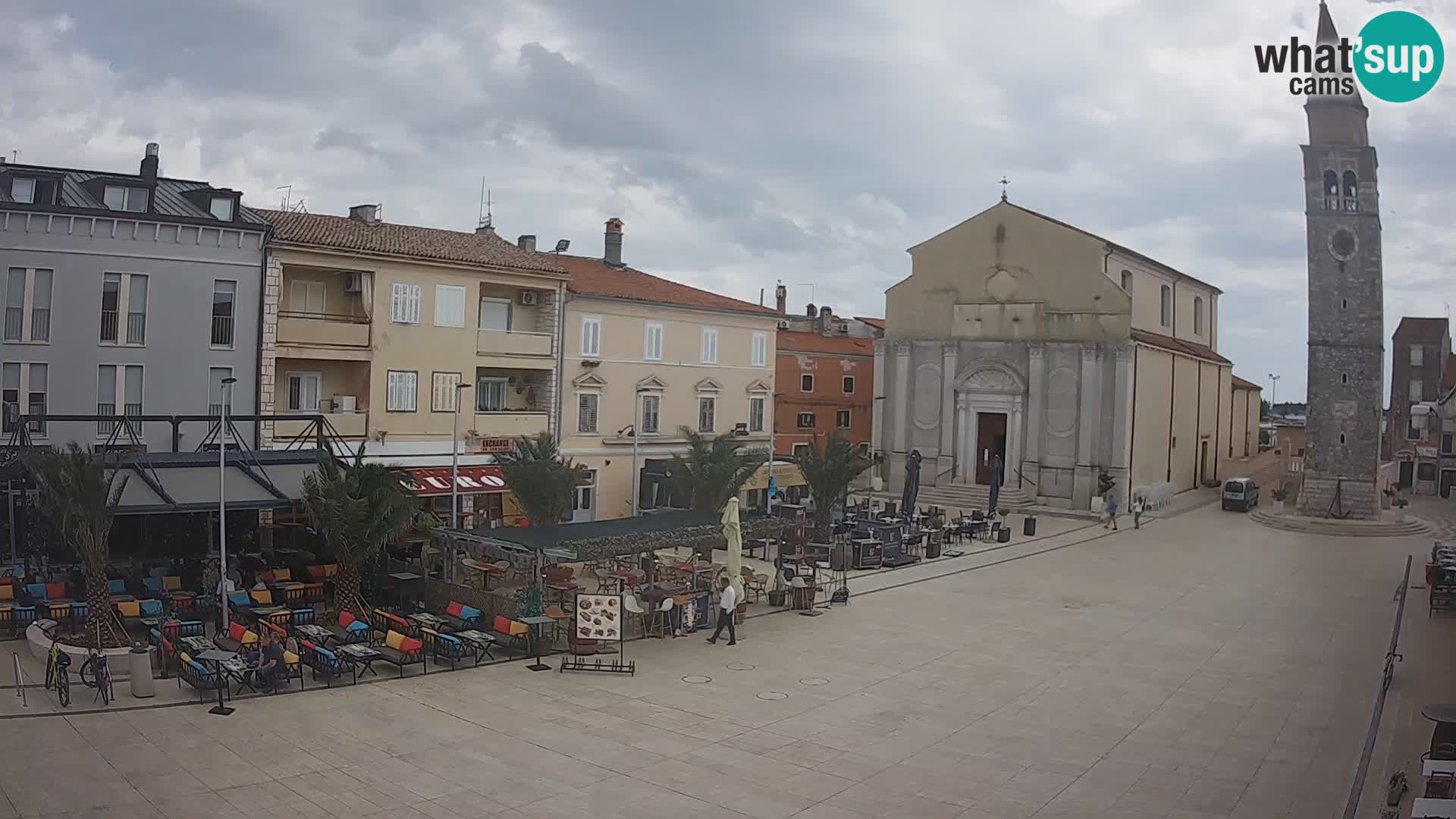 Webcam – Plaza Central en Umag