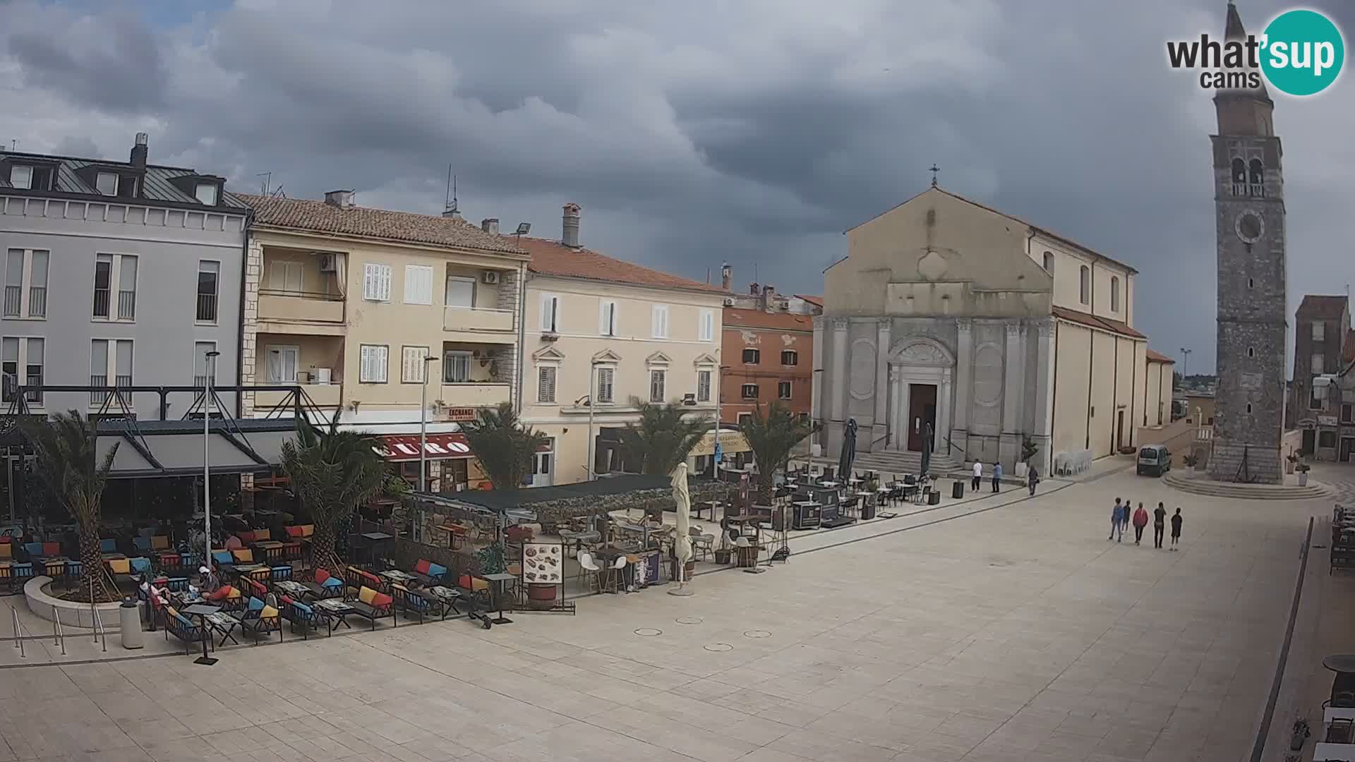 Webcam Hauptplatz in Umag