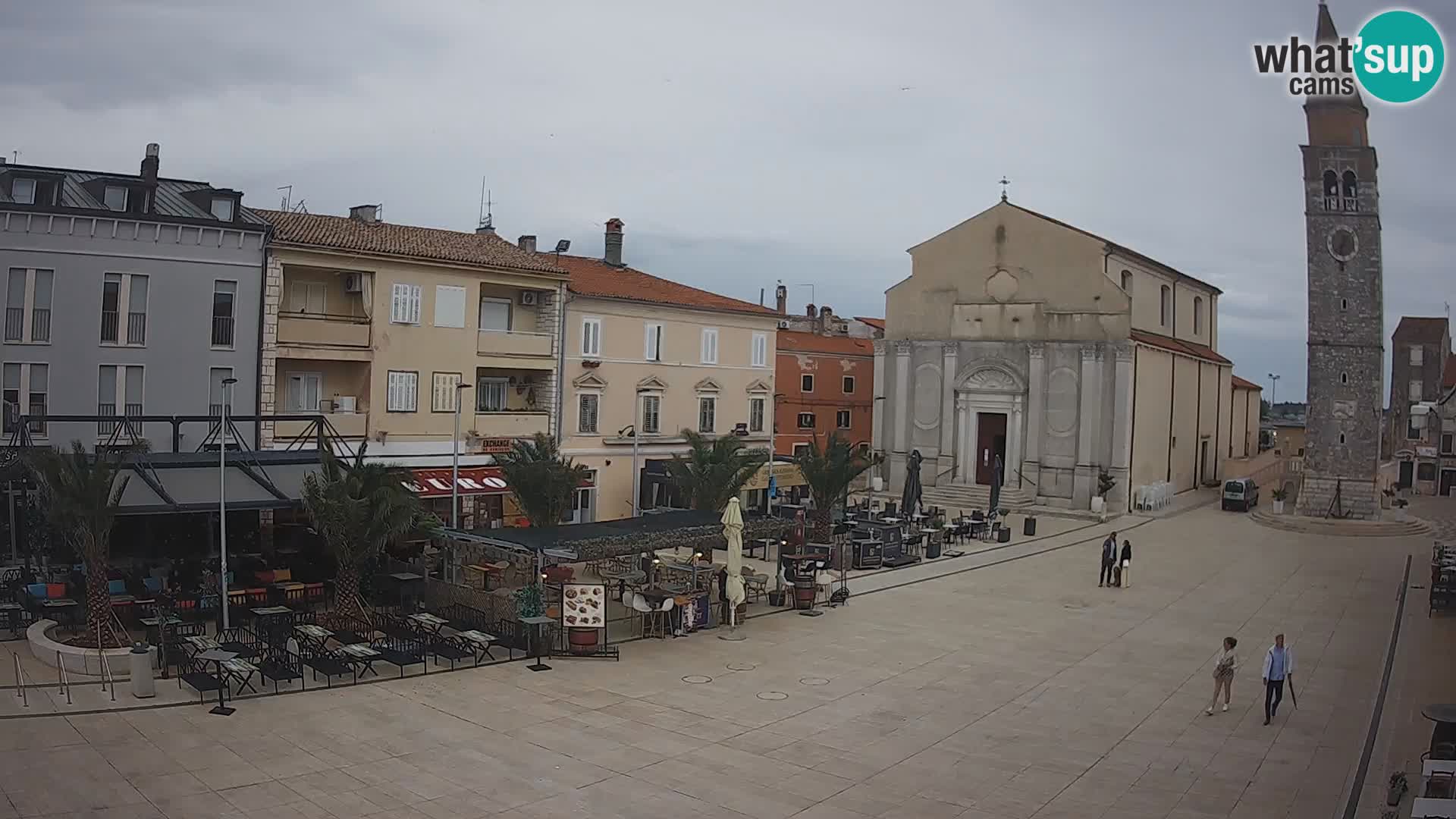 Webcam Hauptplatz in Umag